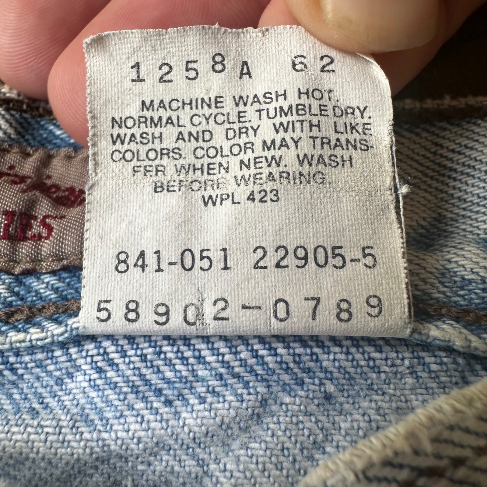 Levi’s 900 Series Jeans Mens 26×31.5 Light Wash Fair Vintage Straight Leg Denim