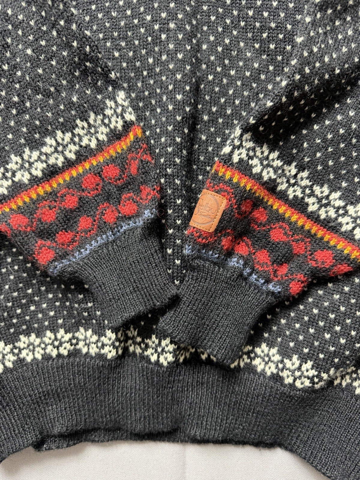 Vintage Selbu Tradition Norwegian Wool Sweater – Size S (Fits M/L, See Sizing)