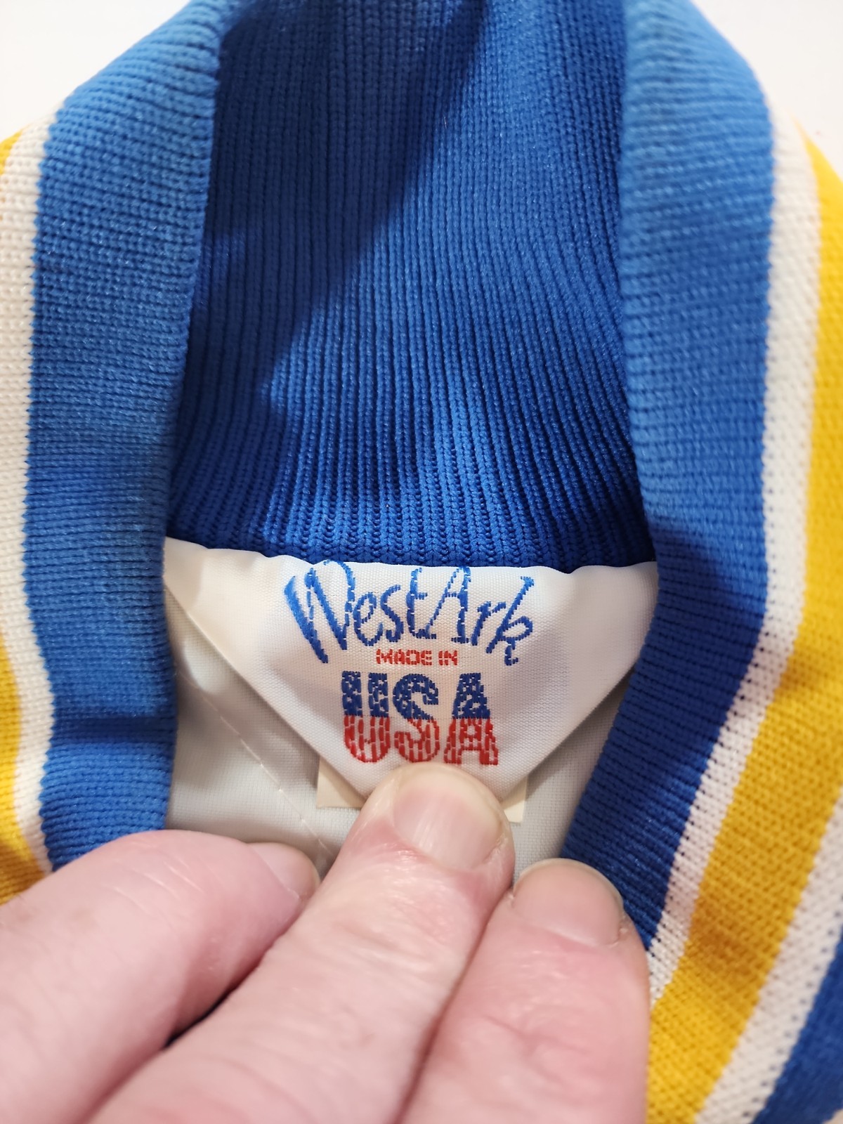Vtg WestArk NY Womens Sports League Pegasus Champs 95 Satin Varsity Jacket M