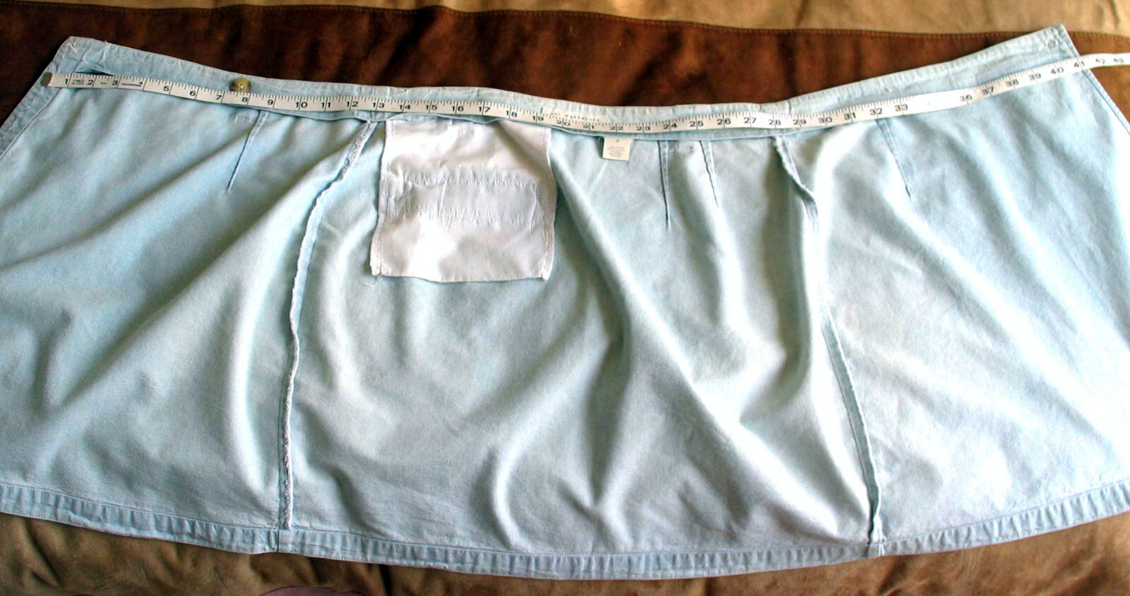 Embellished matching VTG denim Gap skirt and jeans + Union Bay vest set, sz S/M