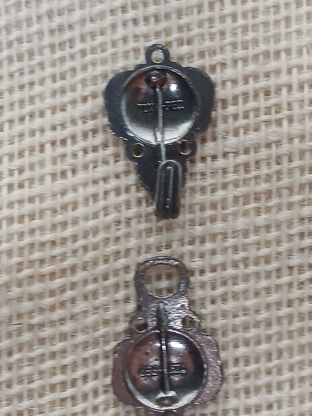 VINTAGE PEWTER 3 CLASPS ( SAGA) FOR SWEATERS Cardigan Tinn-Per 2” Norway