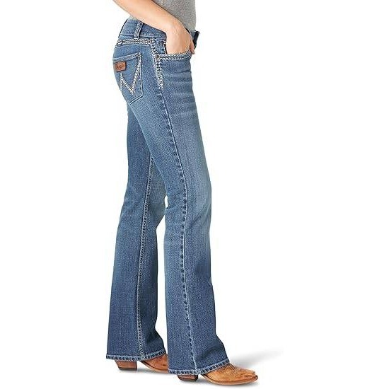 Wrangler Tiffany 19×34 Ladies Retro Sadie Boot Cut Jeans
