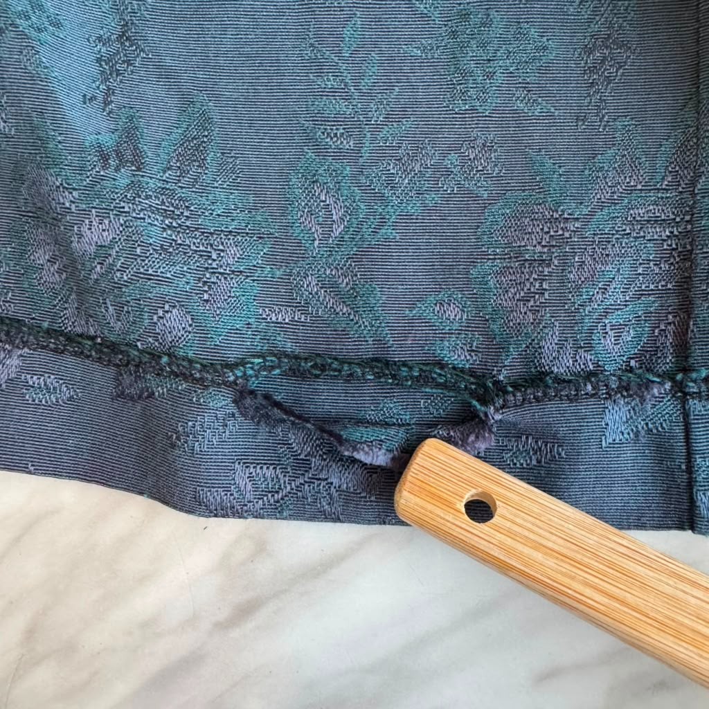 VTG 70s Bari Jay 2 Piece Corset Renaissance Victorian Brocade Tapestry Jacquard