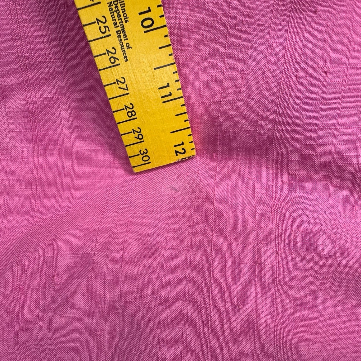 Vintage 1960s Pink Doupioni Silk Sheath Dress Italy Couleur Fabrics Braided Belt