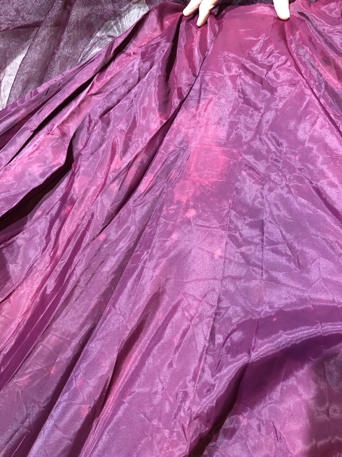 VTG 80’s-90’s Garden /Tea Party Burgundy Rockabilly Bridesmaids Dress ~AS IS!!!