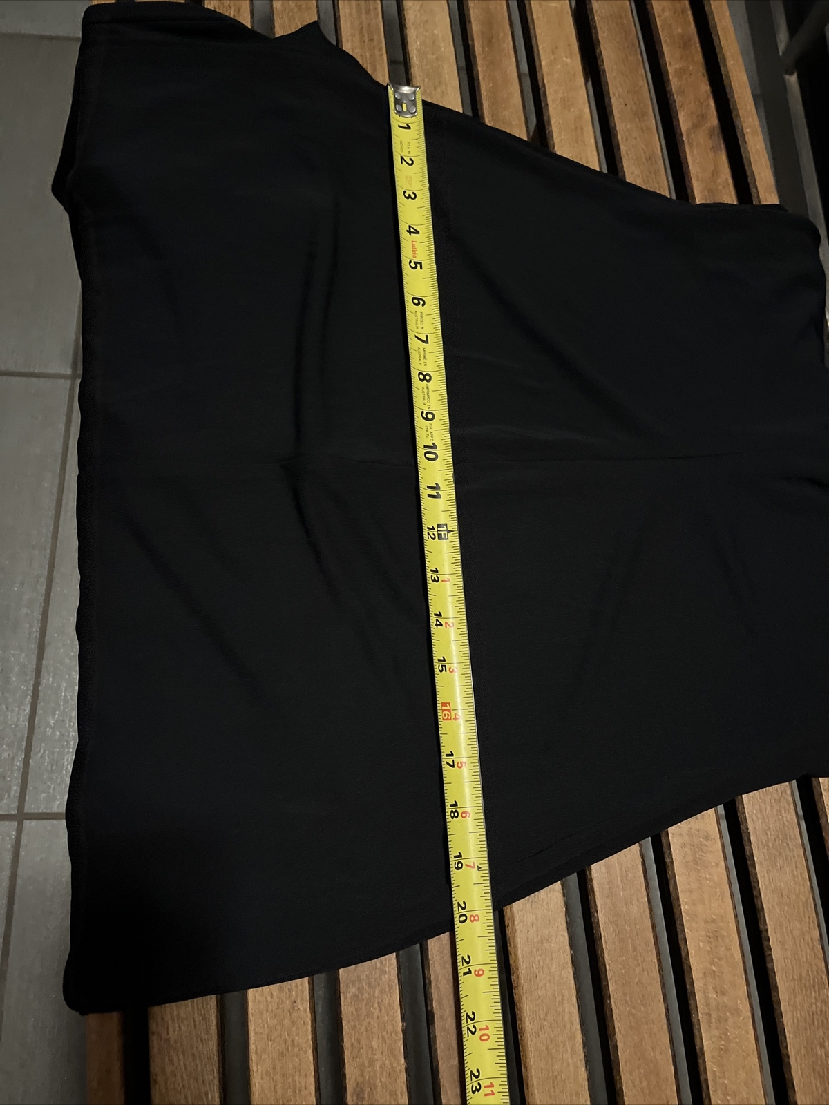 Vintage Joseph Ribkoff Black Spaghetti Strap Stretchy Dress Size 12