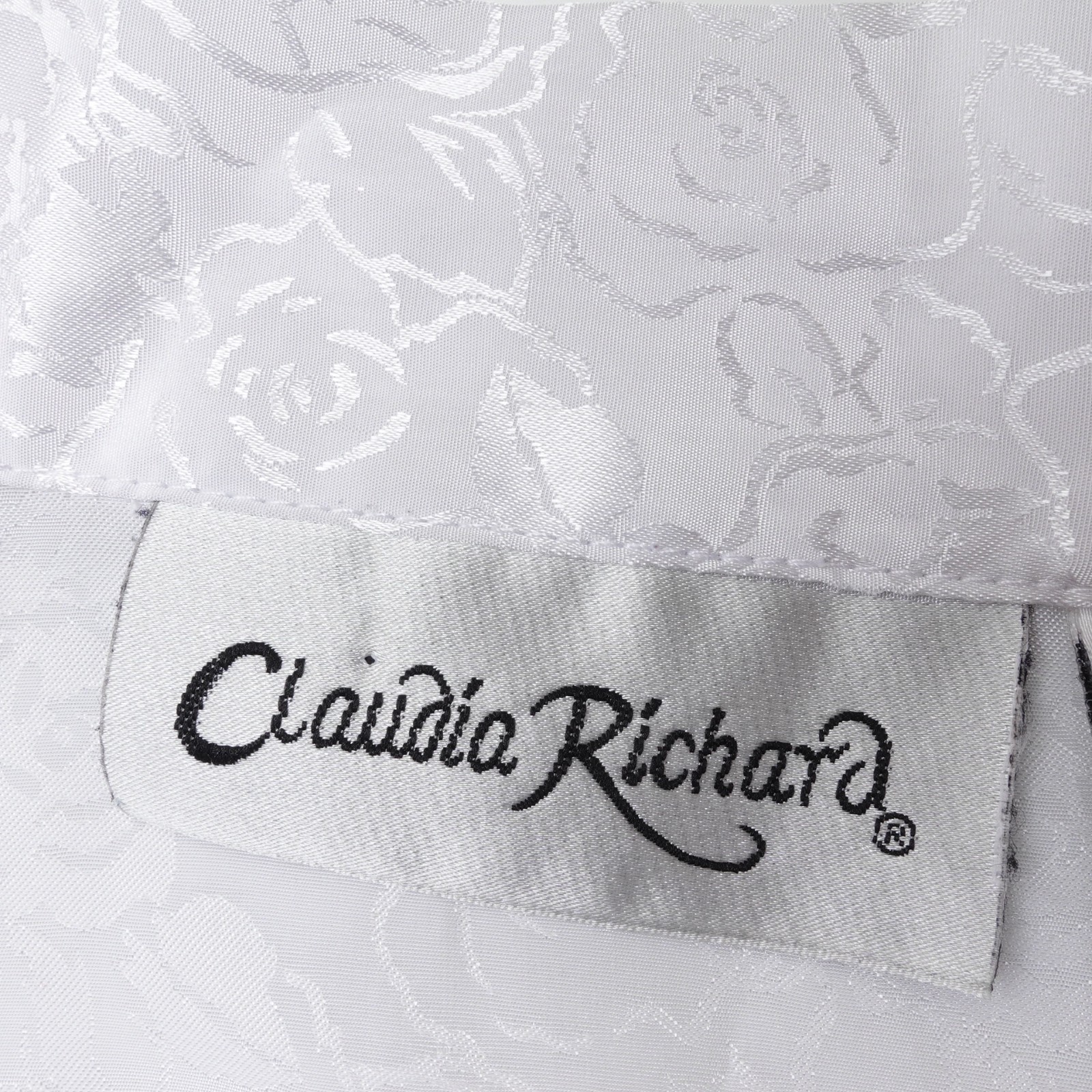 Vintage 90s Claudia Richard Pleated Floral Long Sleeve Shirt Blouse 14 Large