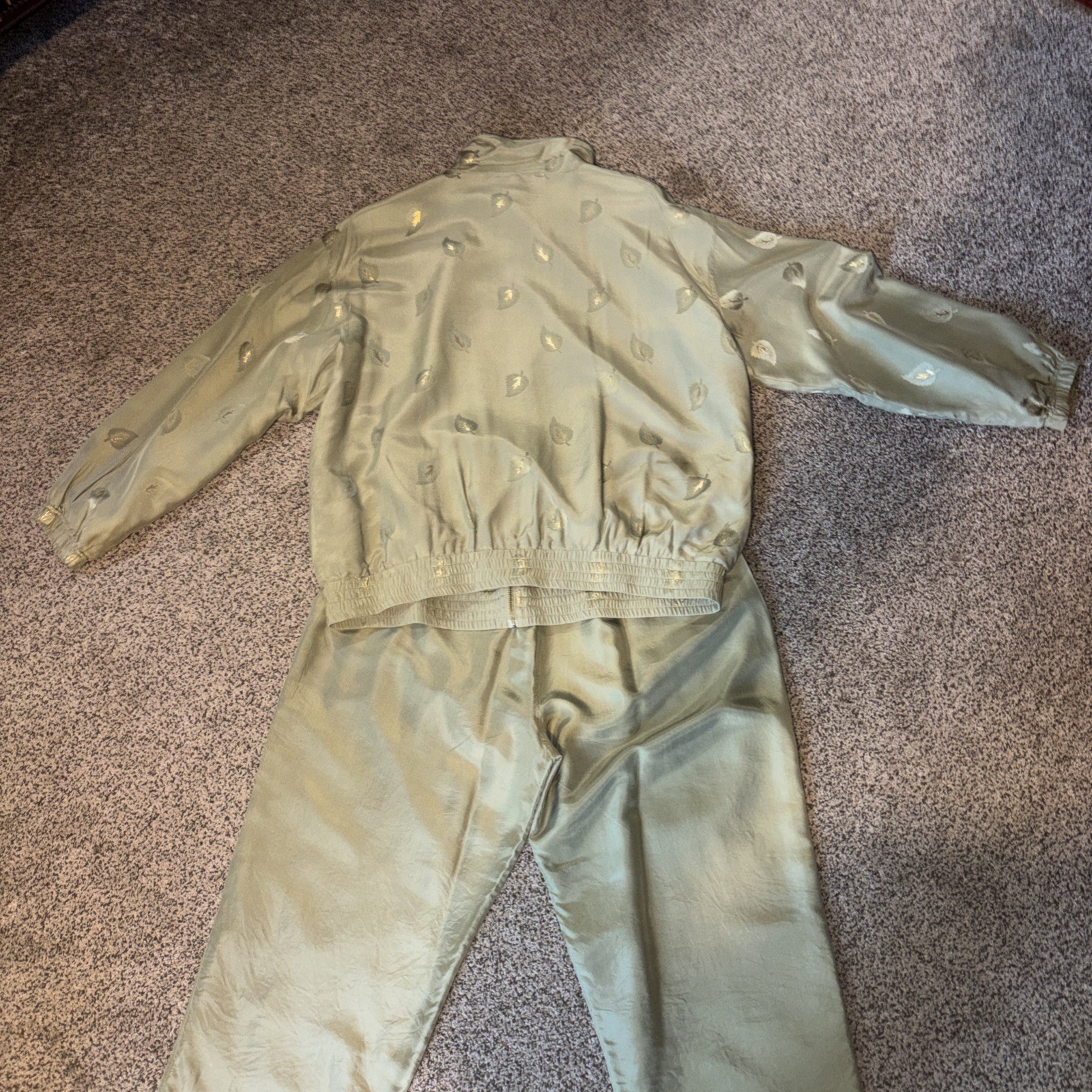 Vintage EVR Div Rousso 2 Piece Blue Windbreaker Track Suit Set 80’s