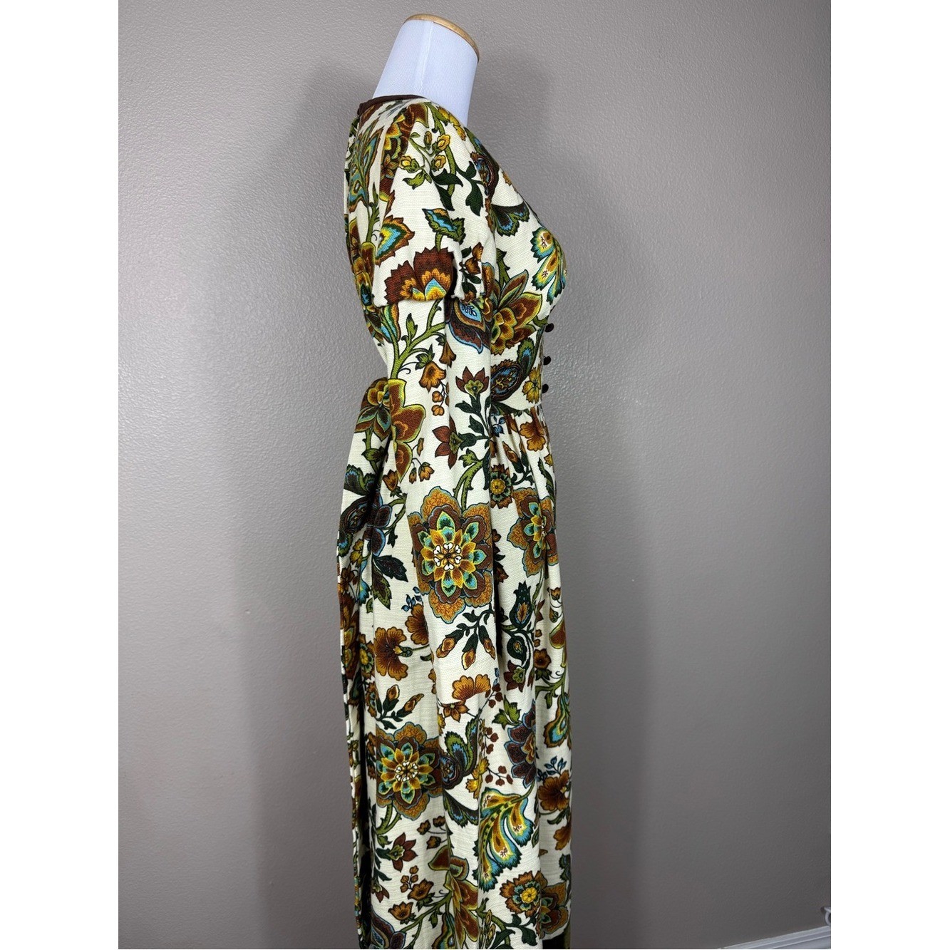 California Charmer 60’s Regency Tapestry Fabric Prairie Dress