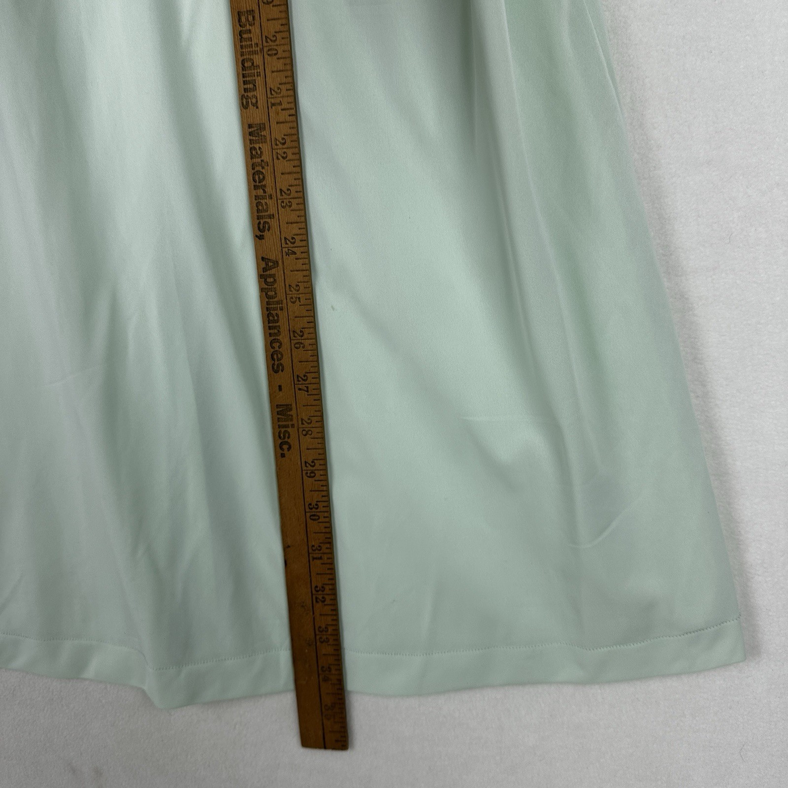 Vintage Shadowline PJ Top Bed Jacket Aqua Nylon Lace Medium Youth Buttons Pocket