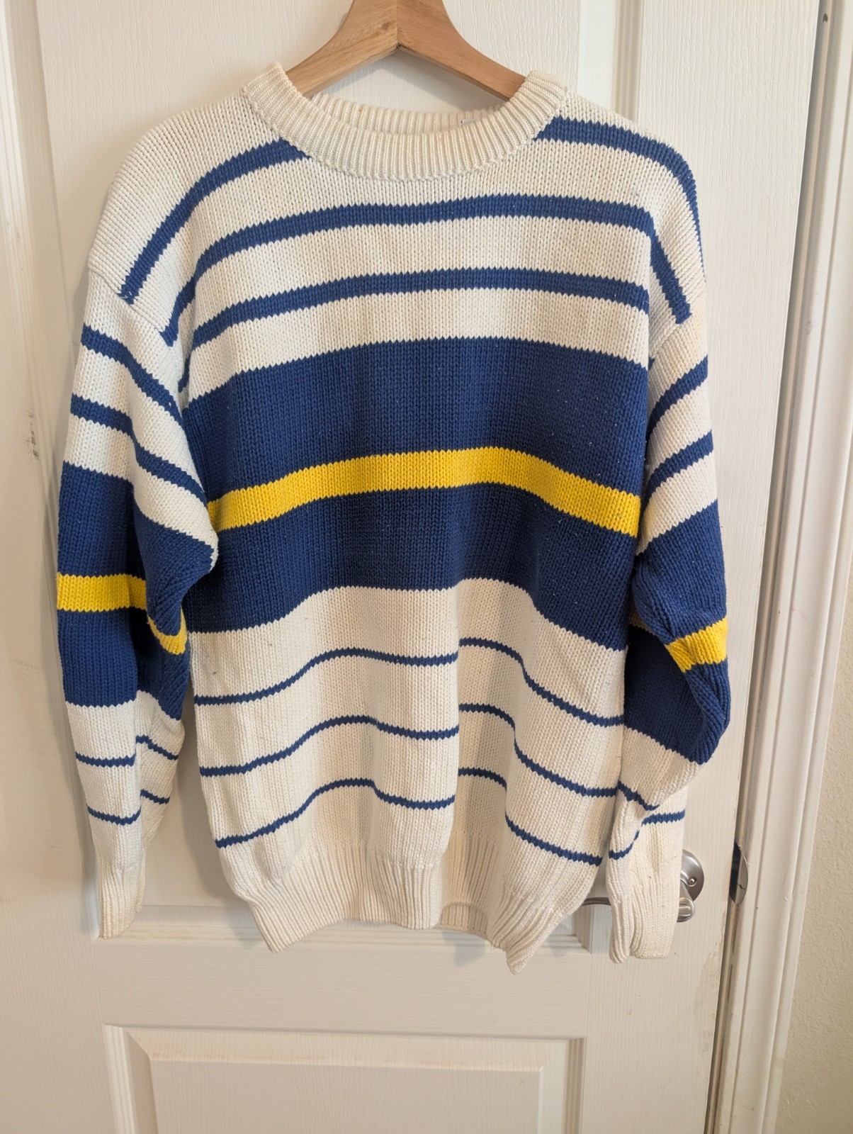 1990s 2000s Vintage Grunge Sweater Striped Large American Weekend