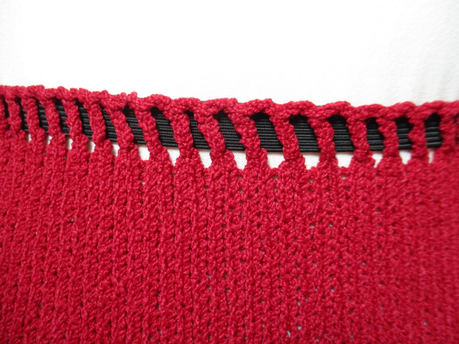 Vintage St John Knits 3 Piece Suit Red Wool Blend S/M Women Early 1970s