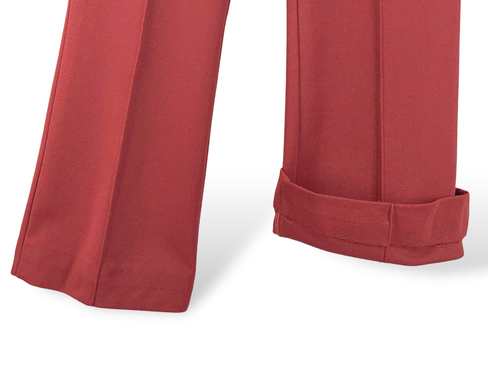 Vintage Bell Bottom Wide Leg Pants Hippie 1970s Burgundy Alden’s