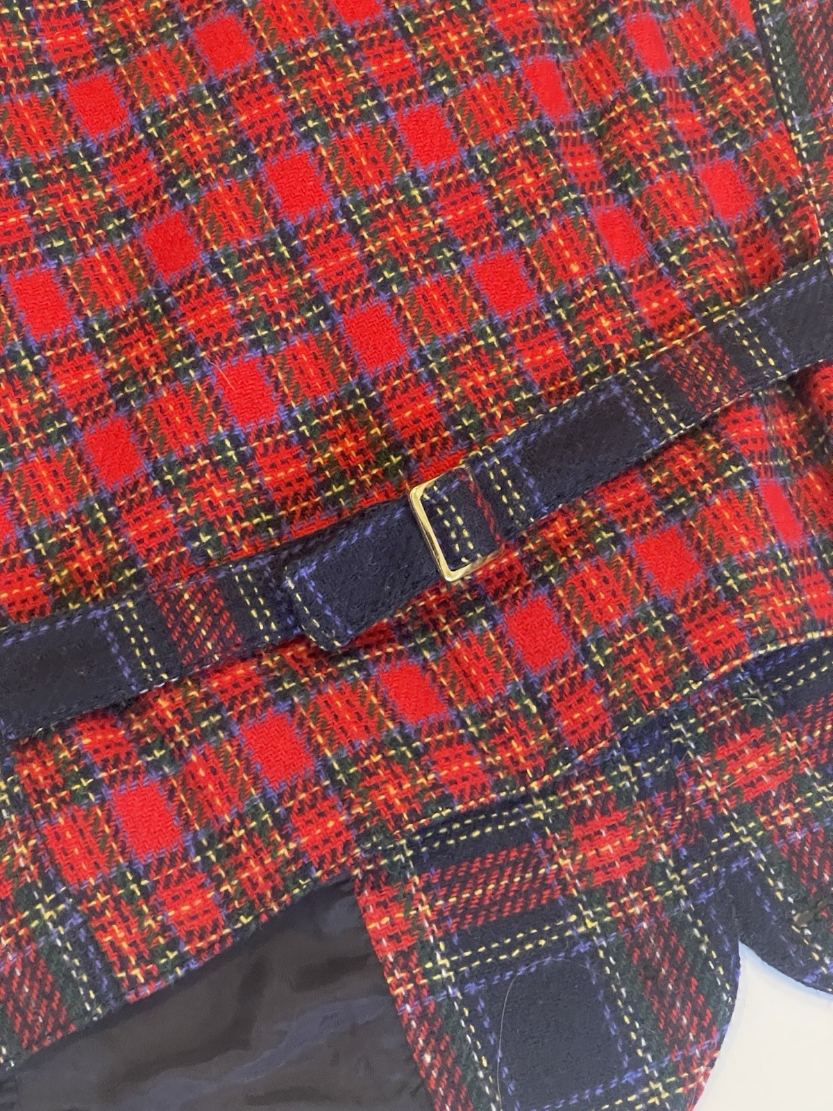 Vintage 1980’s LizSport Plaid Vest and Shorts | Wool blend | Womens Size 2