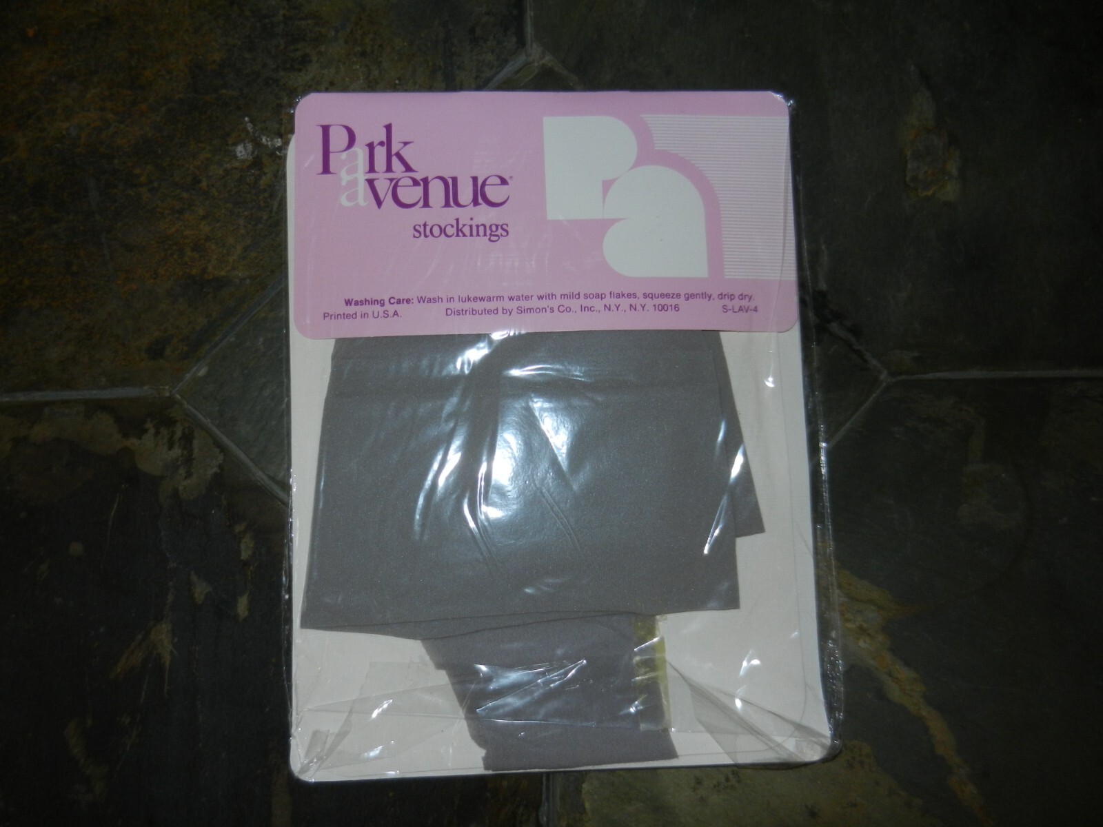 Park Avenue Stockings Queen Size Outsize A 9 1/2-10 1/2 Grey Pearl