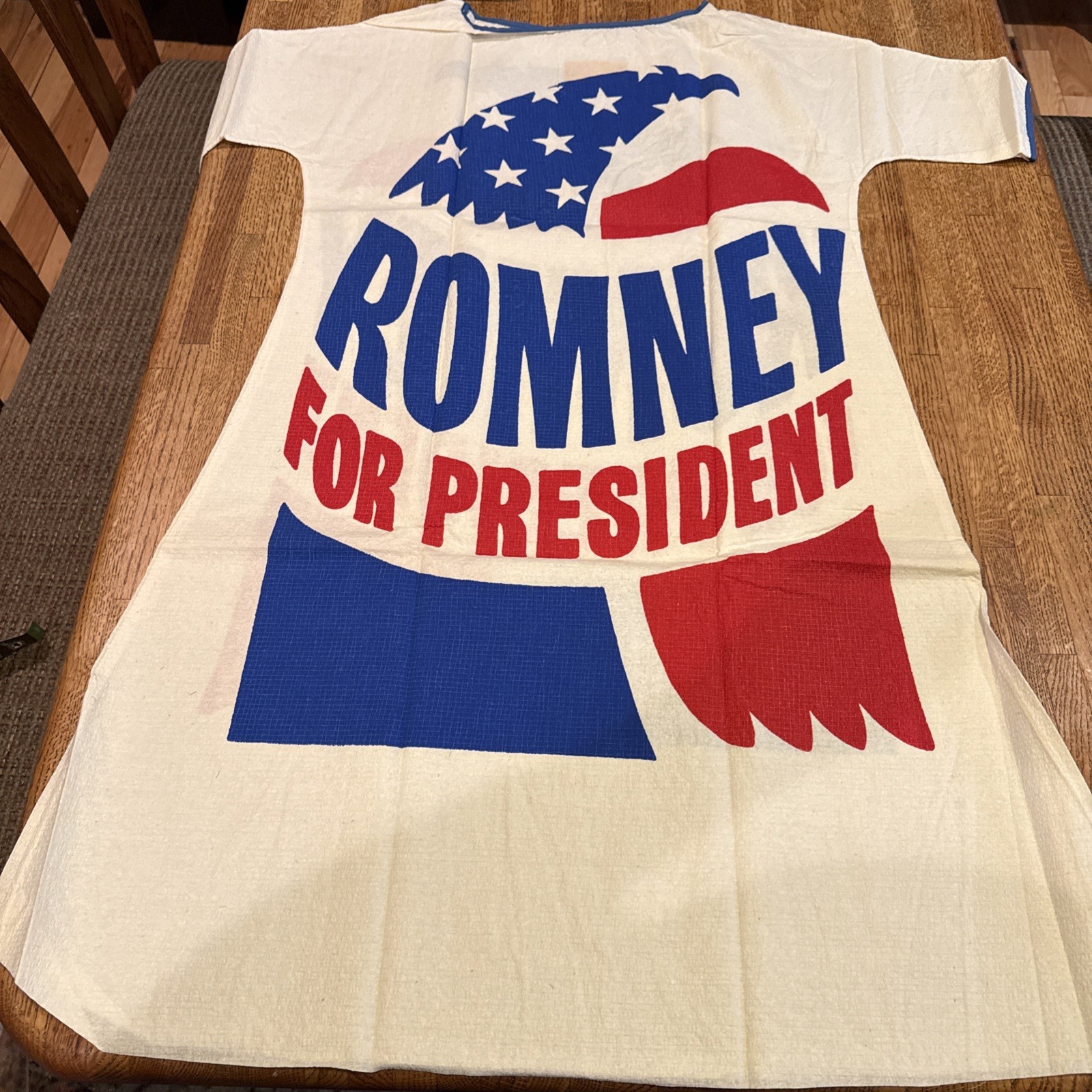 1967-68 Waste Basket Boutique Paper Dress Mars of Asheville, NC Romney President