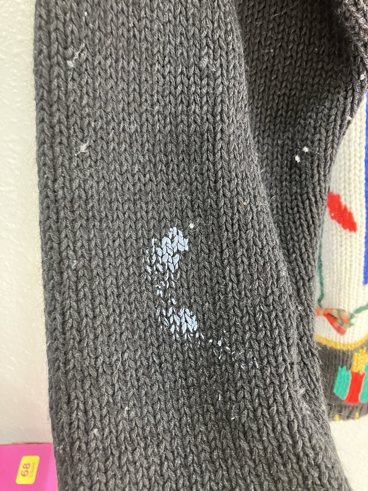Vintage 1980s Spice of Life Ugly Christmas Holiday Sweater Cardigan Size Large