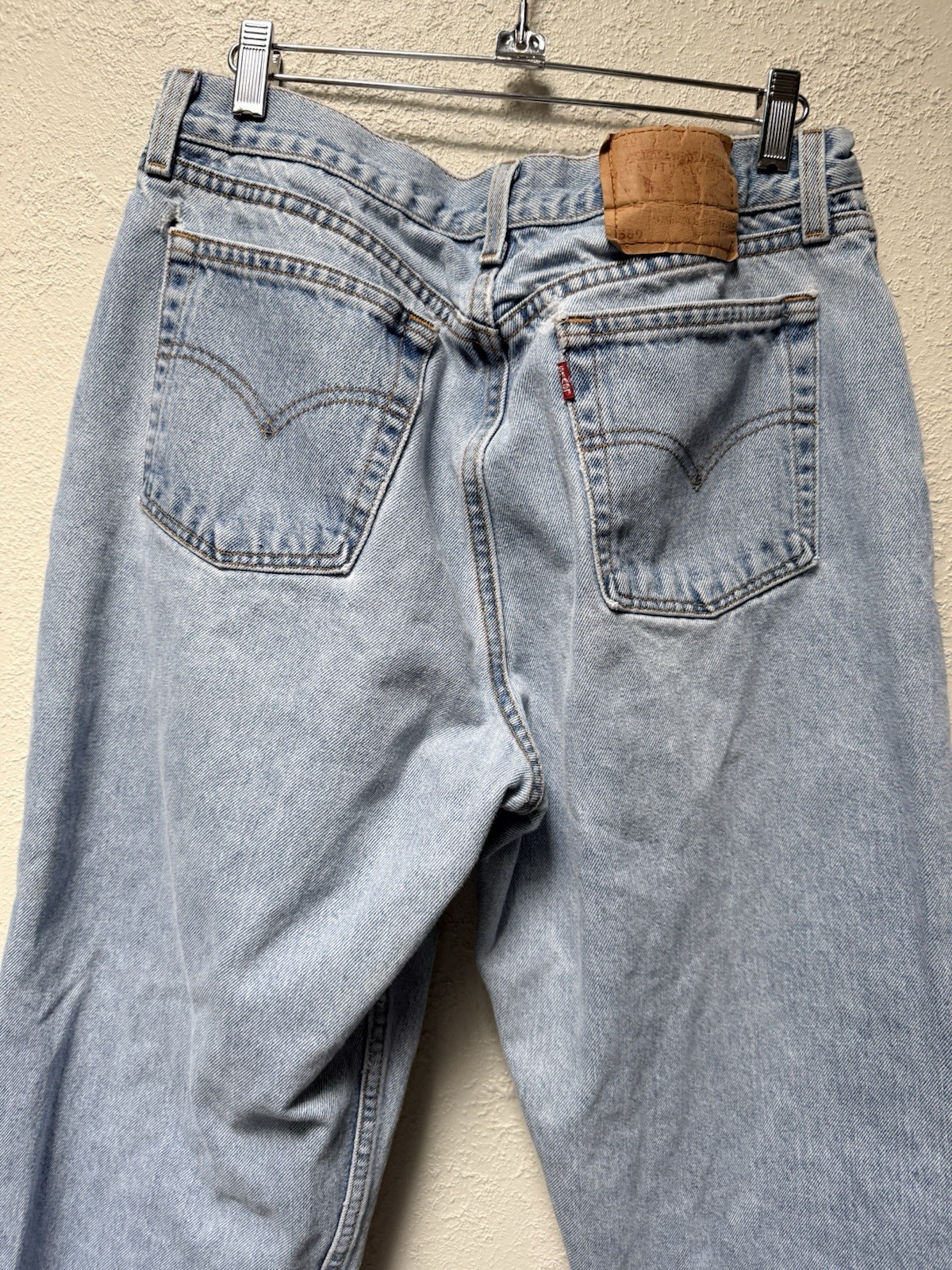 Vintage Levis 560 Loose Fit Straight Mom Jeans Tapered High Rise USA Size 14 L