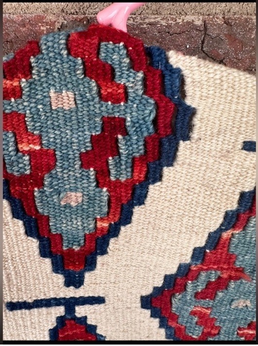 Vintage Boucher Santa Fe Handmade Full-Kilim Wool Vest Rare Southwestern
