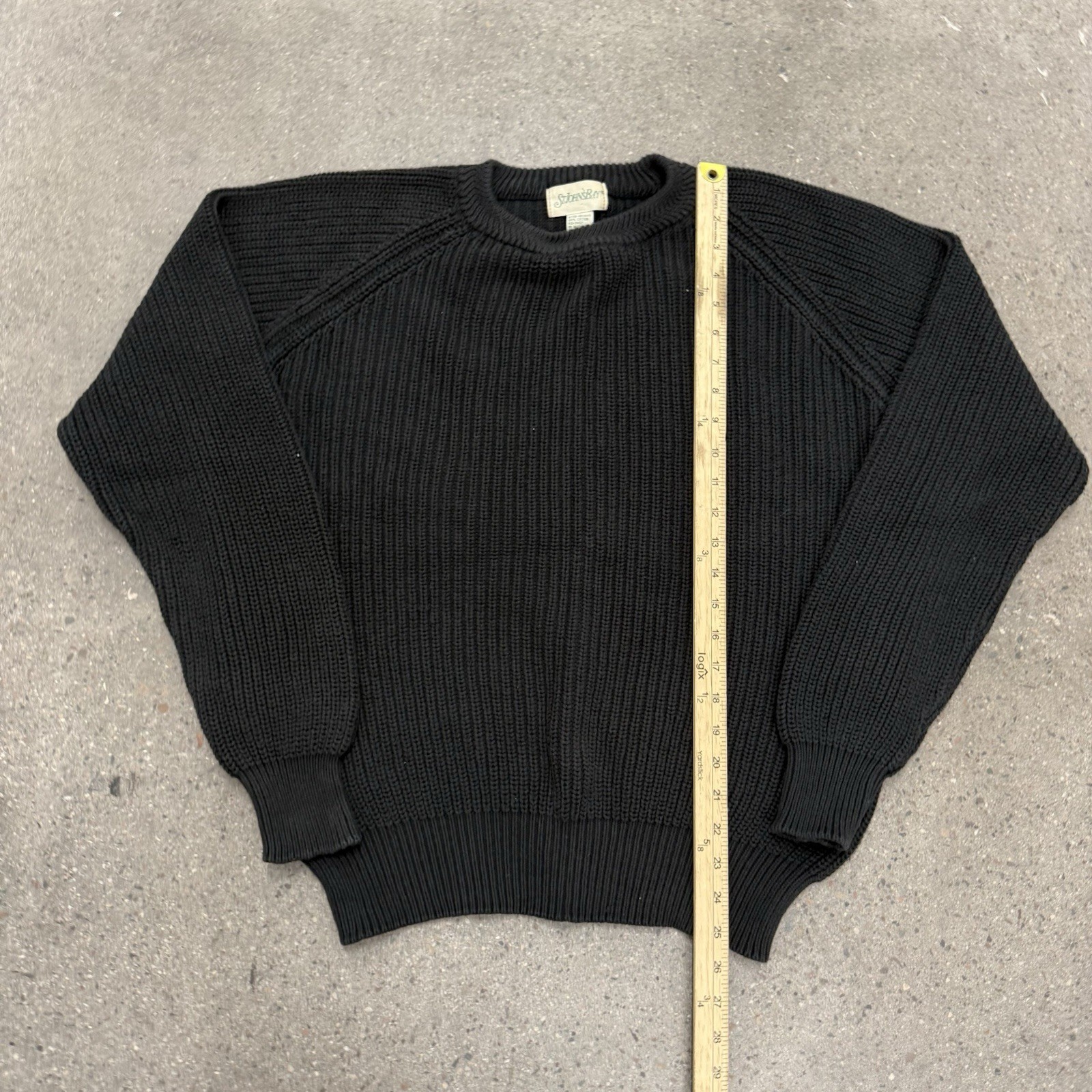 Vintage St. John’s Bay Fisherman Knit chunky cable knit Sweater Size Medium