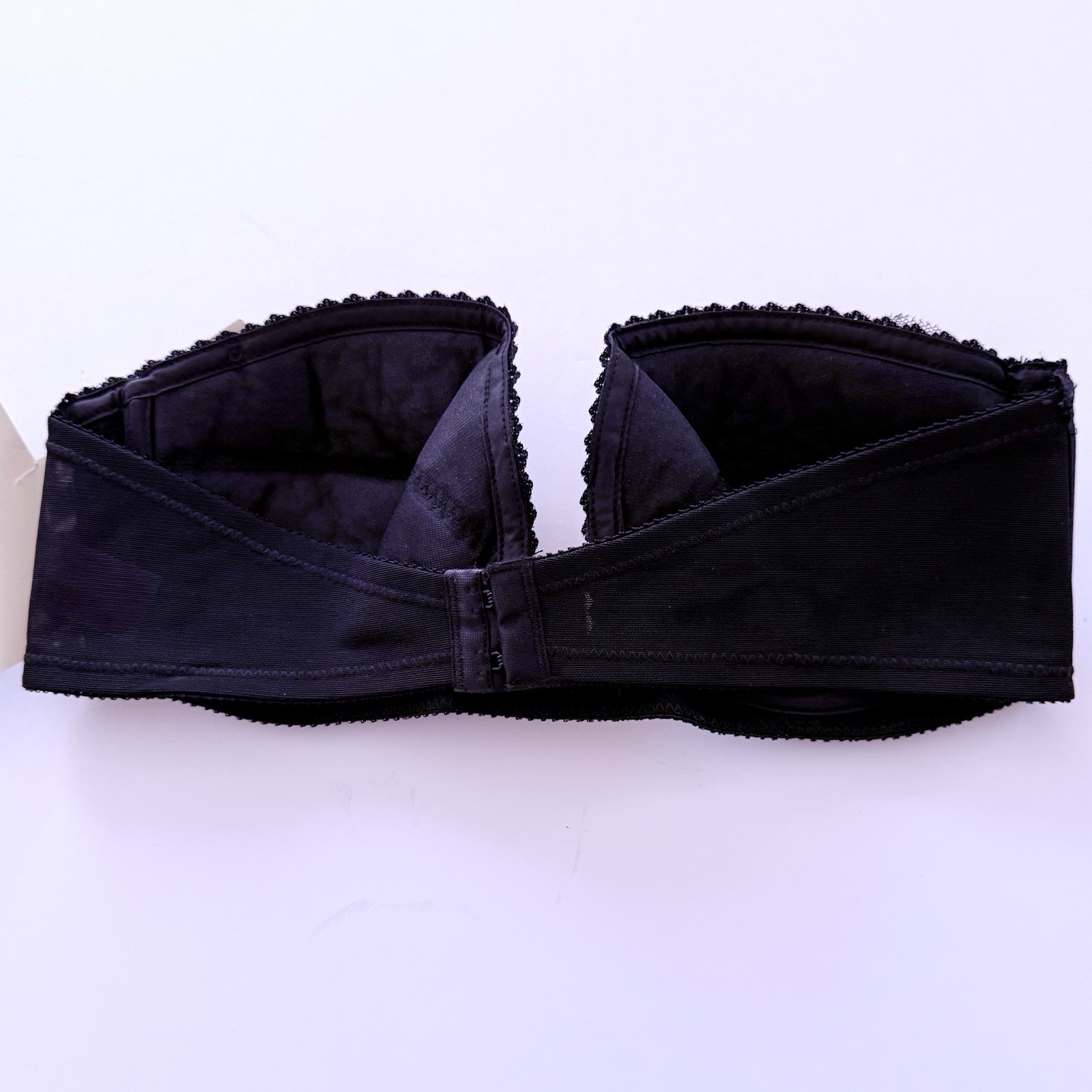 Lady Marlene Vintage Strapless Bra Black 32B NWT