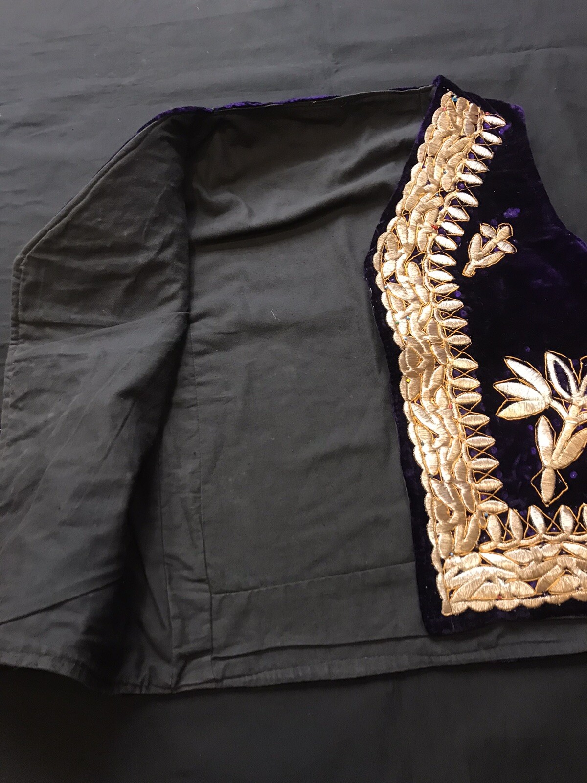 Uzbek velvet handmade vest jacket, bohemian vest, asian ethnic tribal Clothing