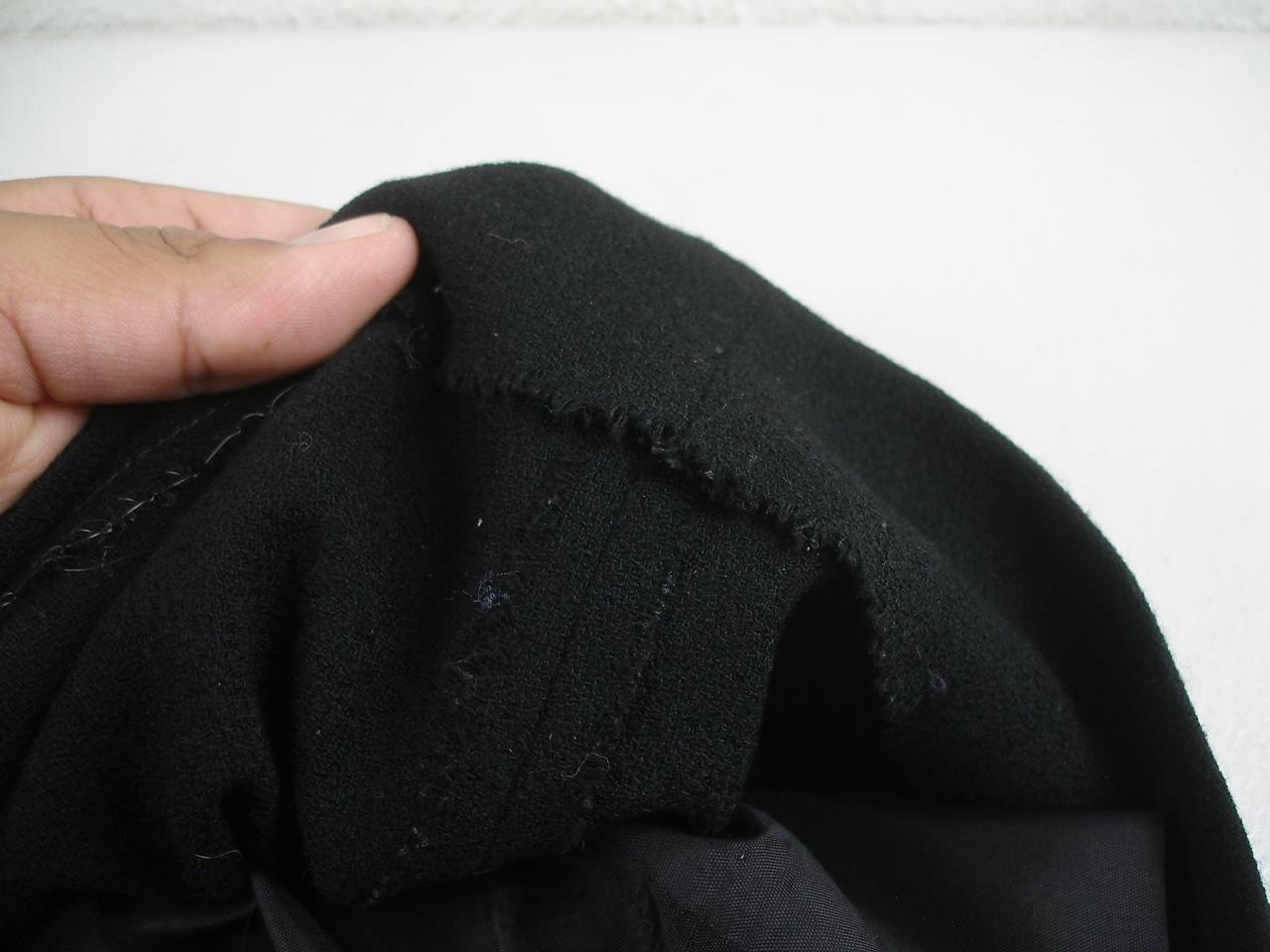 Women’s M POSH by Jay Anderson Vtg 1960’s Black Romantic Ruffle Bow Front Dress