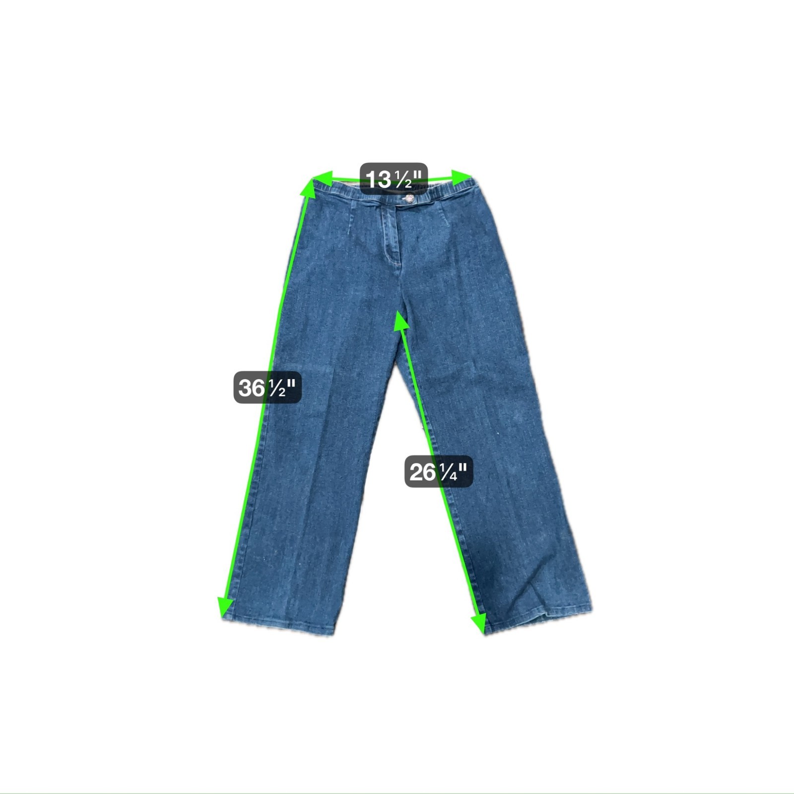 Vintage City Girl Nancy Bolen Denim High-Waist Pants Y2K Revival