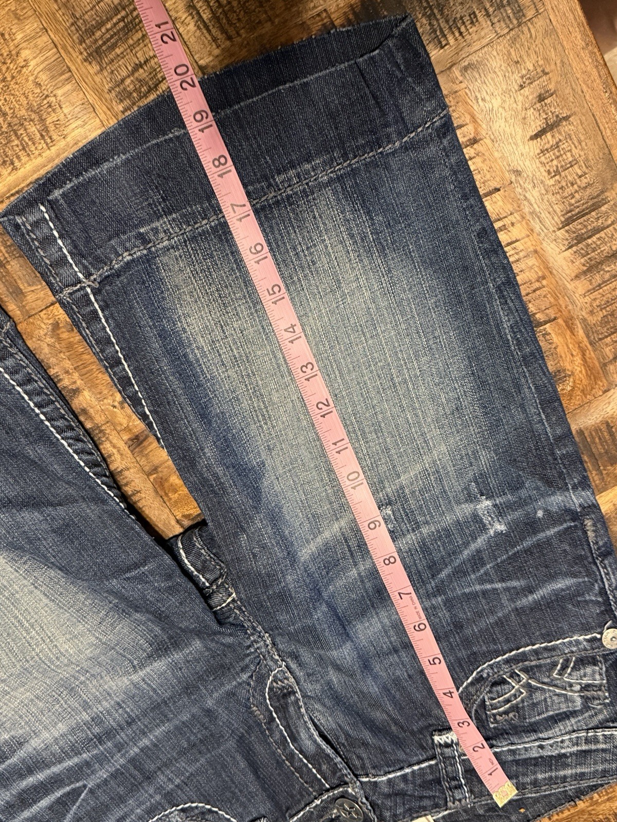 Big Star the Legendary Blue Jeans LIV shorts Mid Rise Size 30 Cotton Spandex