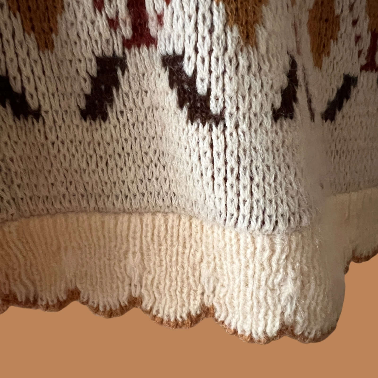 Vintage 70s Nordic Style Sweater Cape : Shawl, 1970s, Poncho, Norwegian, Sweater