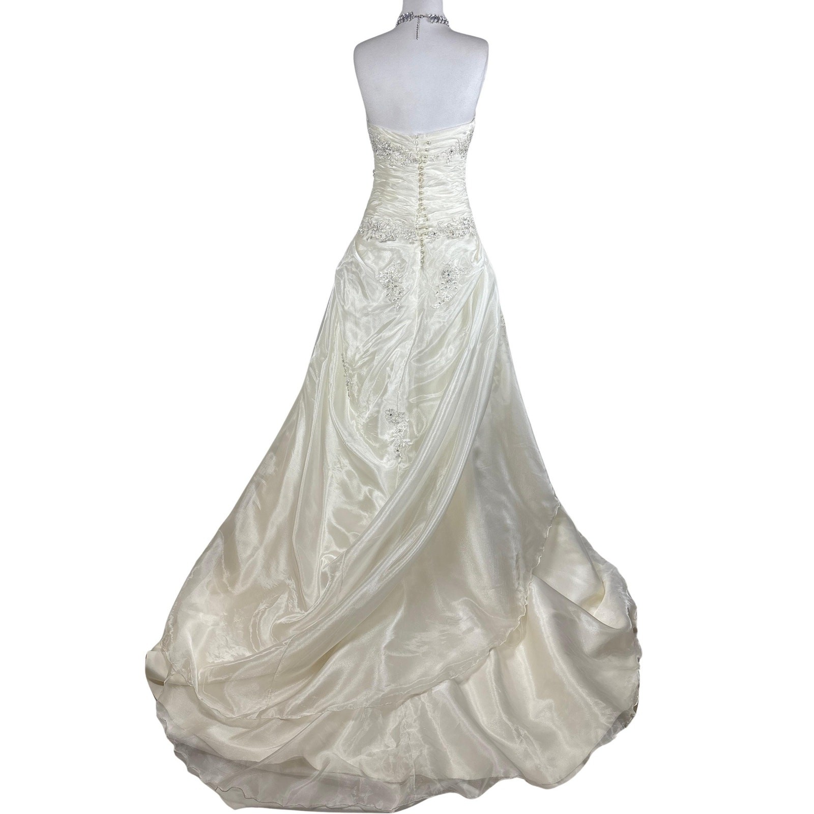 Vintage Ivory Ball Gown Wedding Dress Fairytale Bride Dress