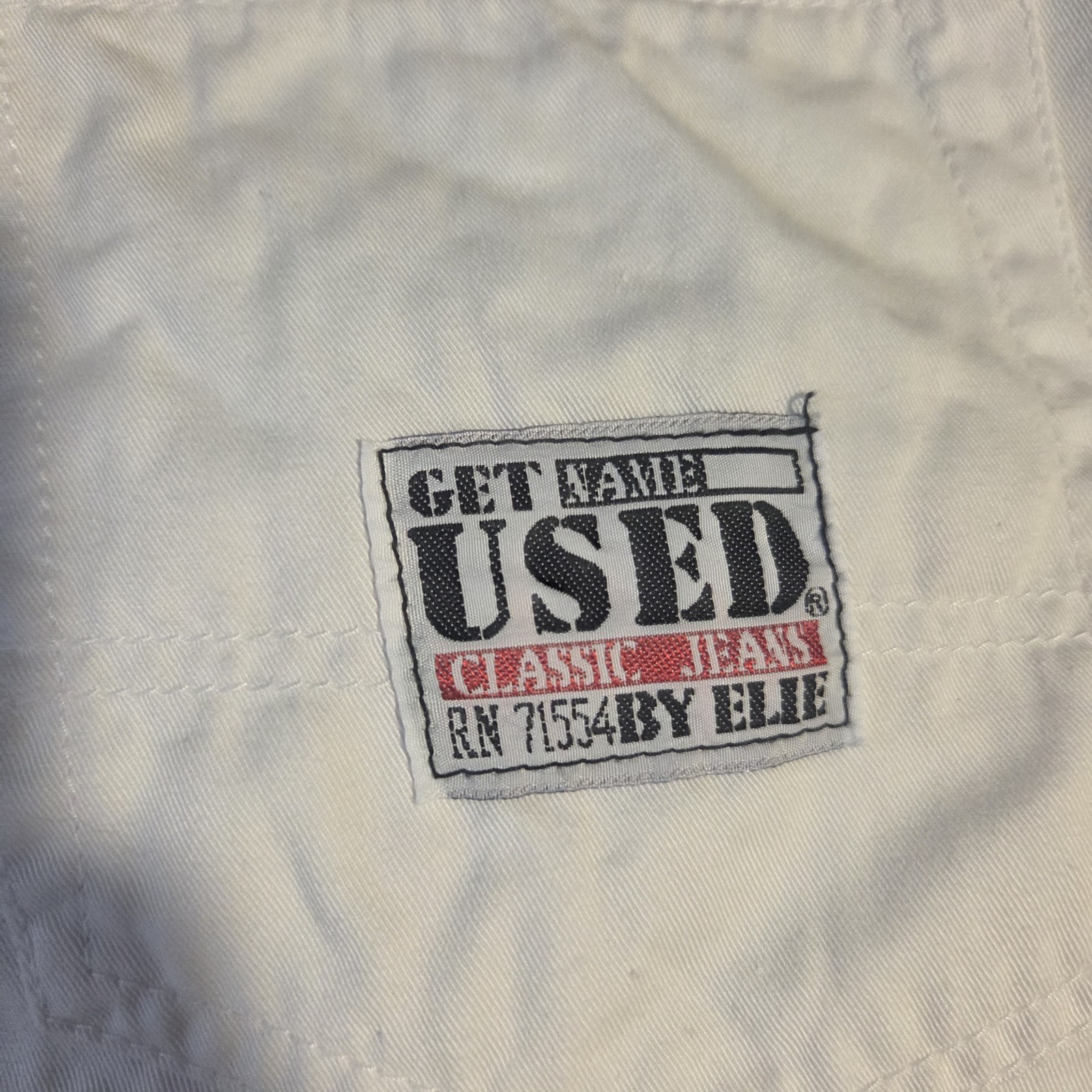 VINTAGE Get Used by Elie Jeans Shorts Size 26 Baggy Hip Hop 90s Y2K Loud Rare