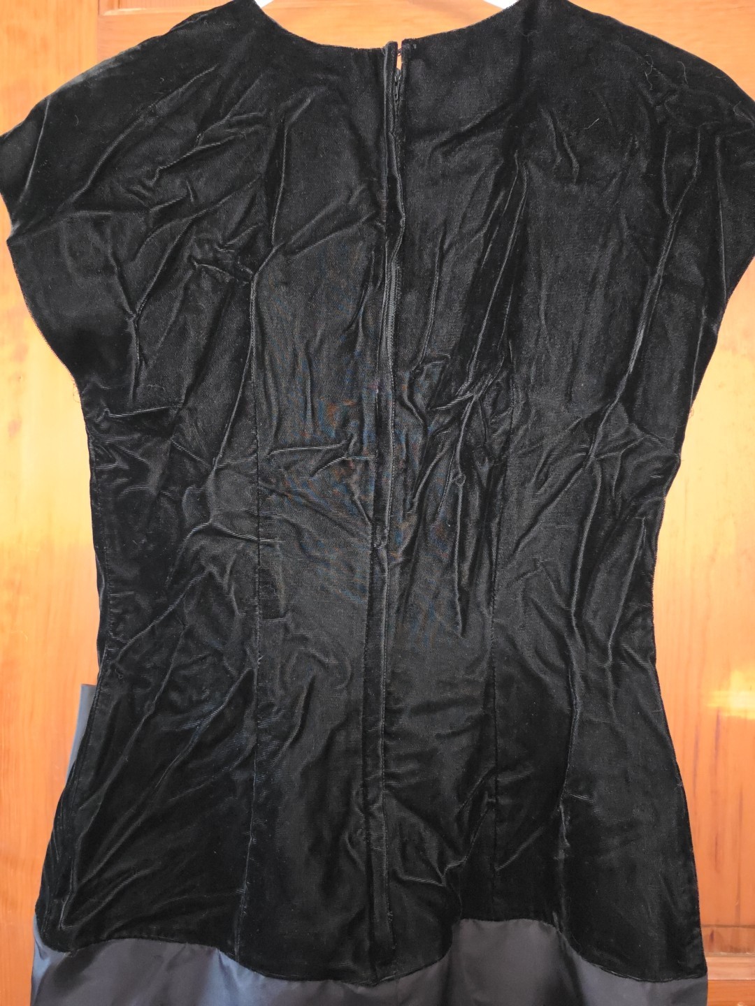 GlenRob Vintage 10 Velvet Black Cocktail Dress