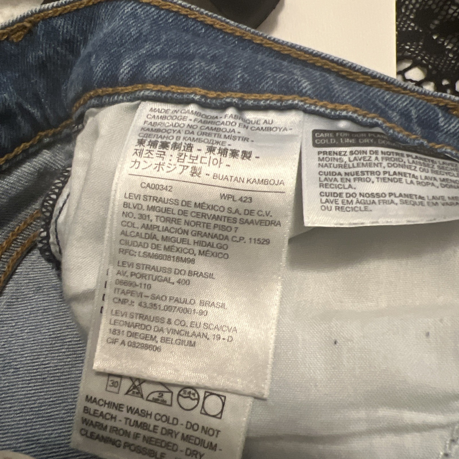 70s LEVI’S Capital E Jeans (25) vintage Blue Wash skinny