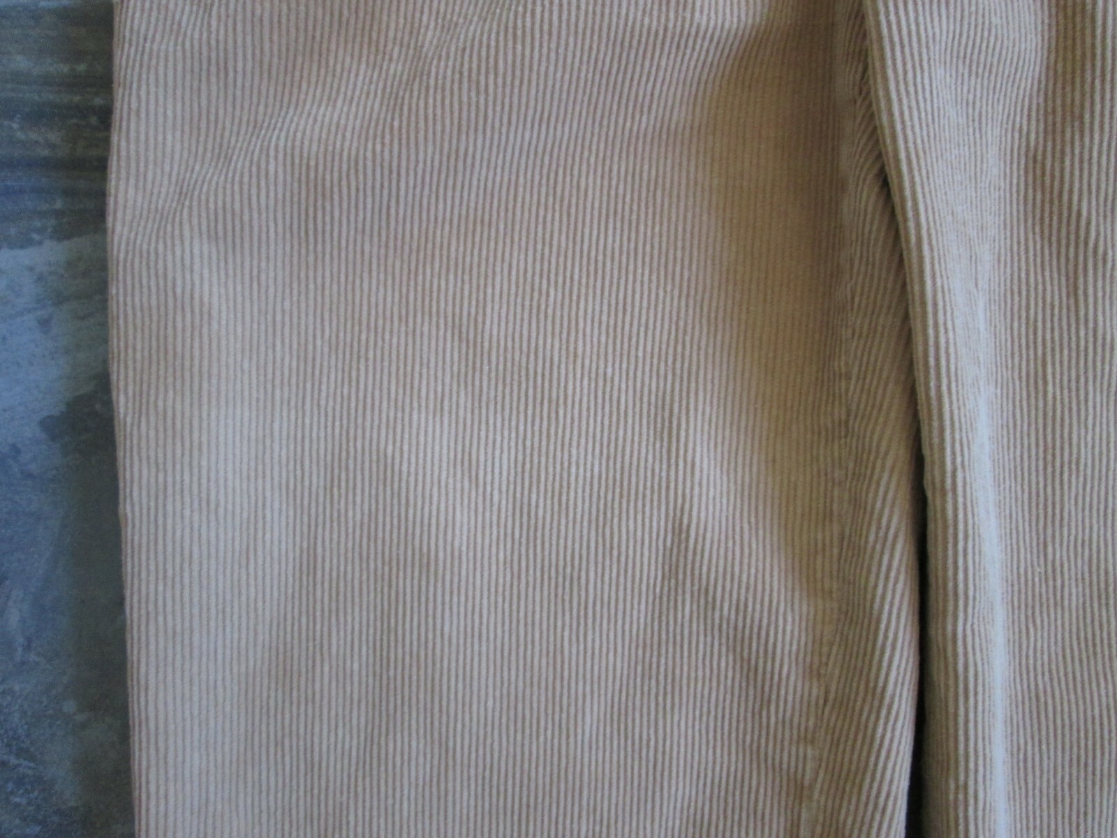 VTG Bugle Boy Onward Cropped Pants Capri 28×19 Pleated Corduroy Khaki Parachute