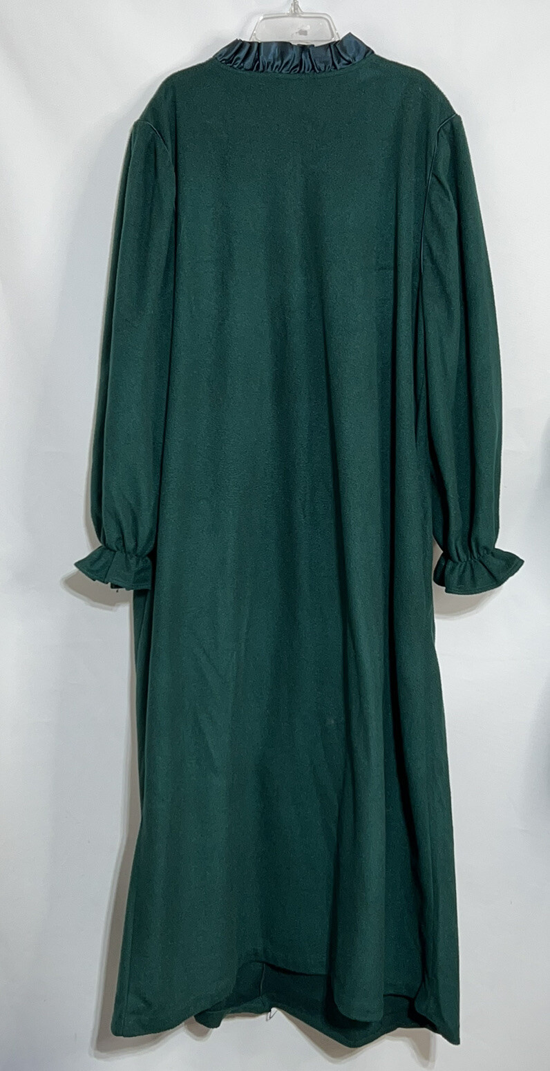 VTG Sears Carriage Court Green 1/2 zip Robe 1X
