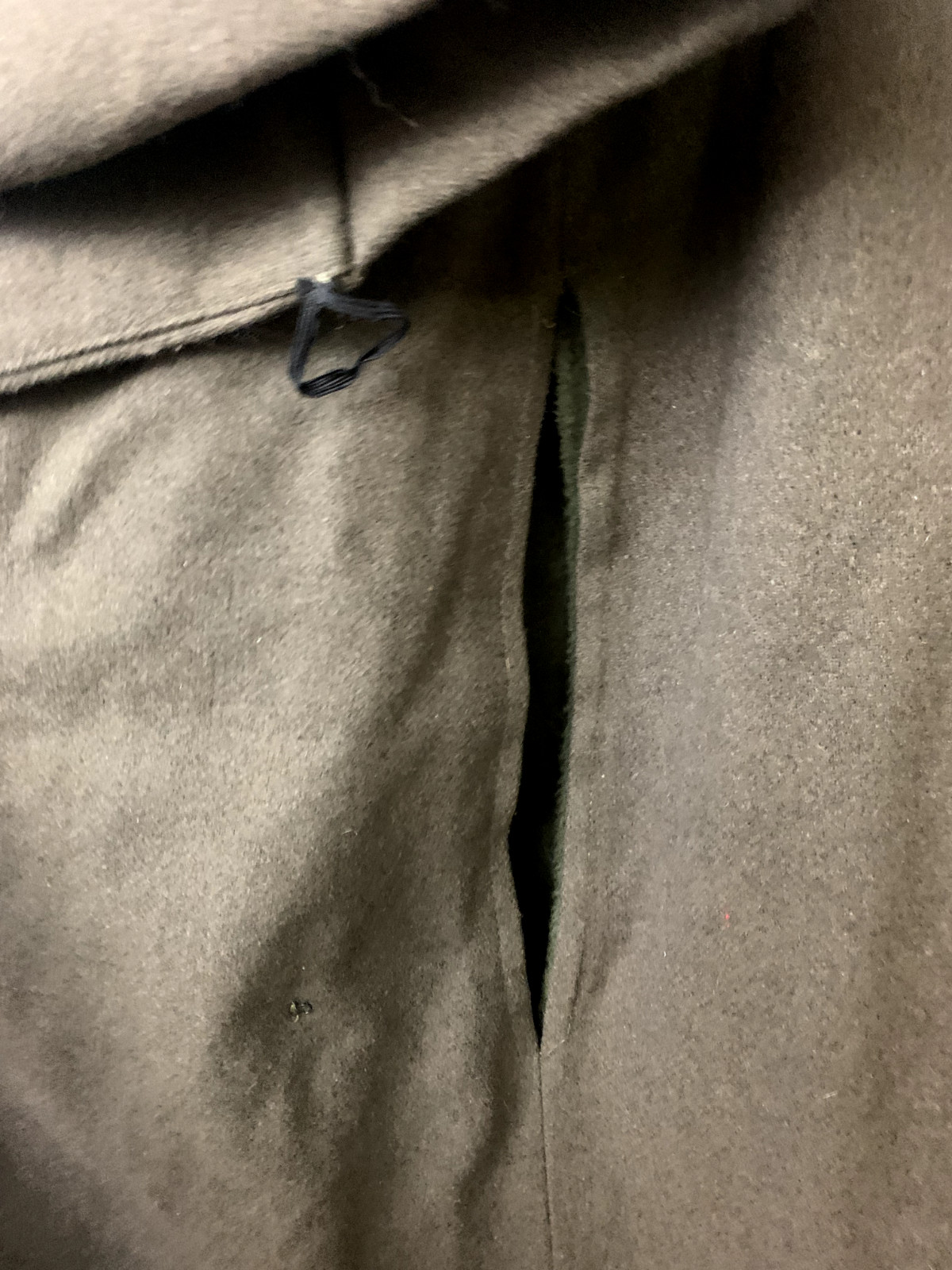 Vintage Queen of Capes Country Place (OSFM) Army Green Wool Hooded Cape