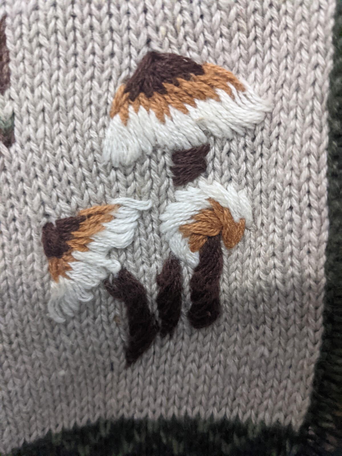 Vintage Northern Reflections Sweater Vest Owls Squirrels Mushrooms Size M