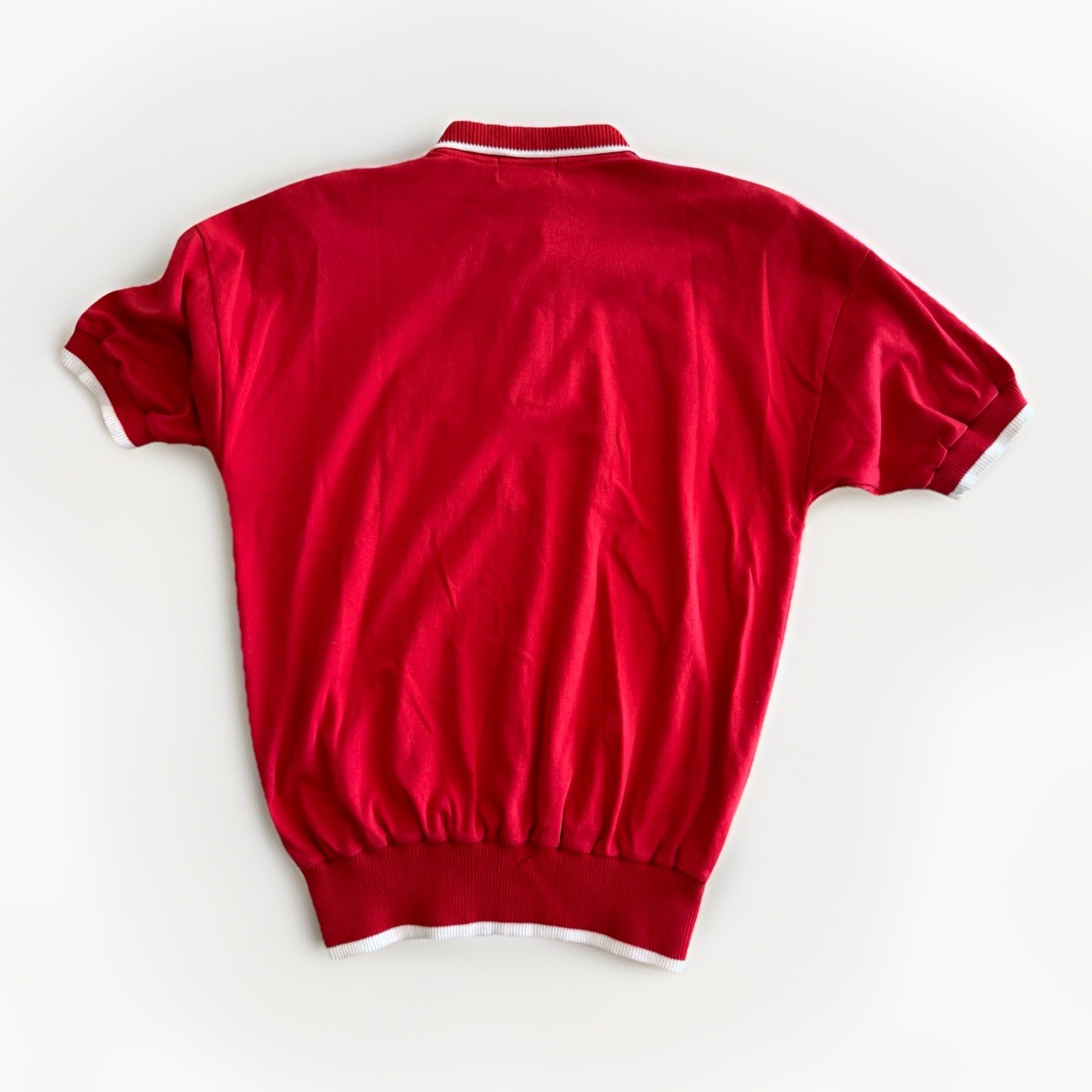 Vintage Rafael Women’s Sailing Shirt With Buttons Size Large Red