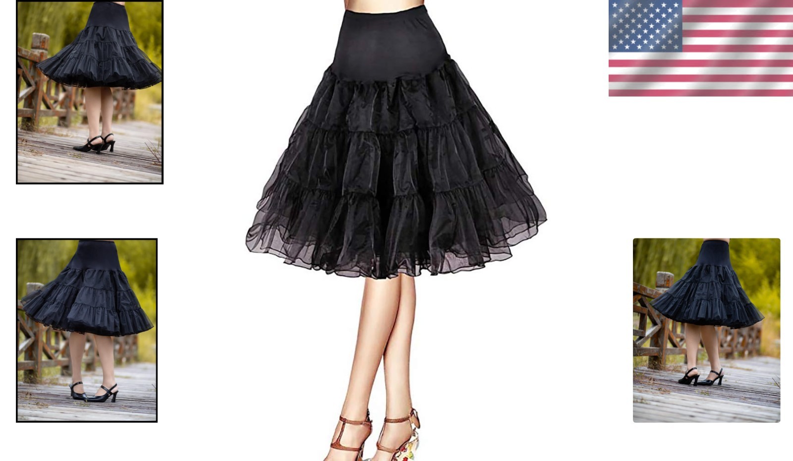 2-Layer Tulle Petticoat – Perfect for Rockabilly Dresses