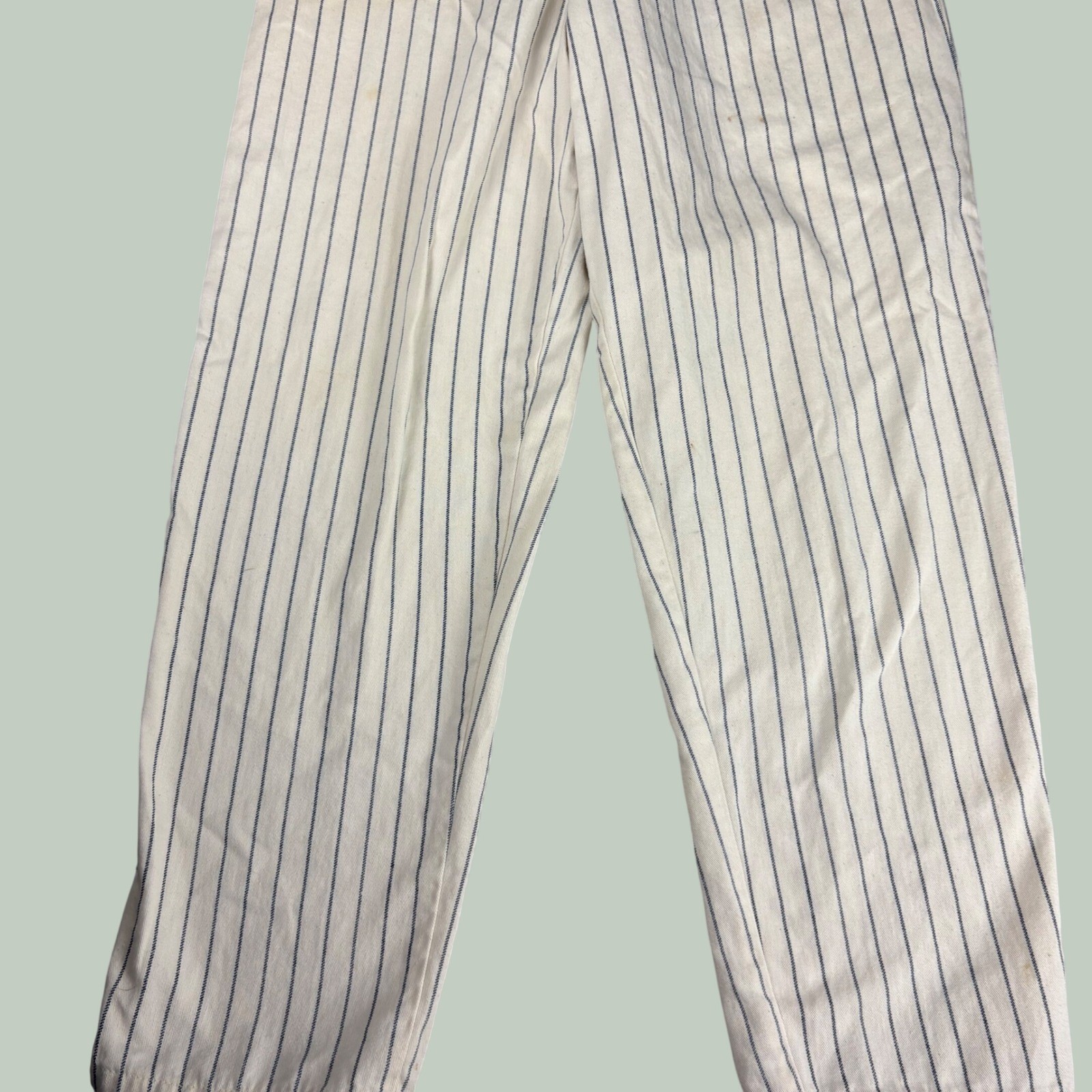 Vintage Palmettos Pinstripe Colorblock Pants High Waisted 90s Primary Colors 14