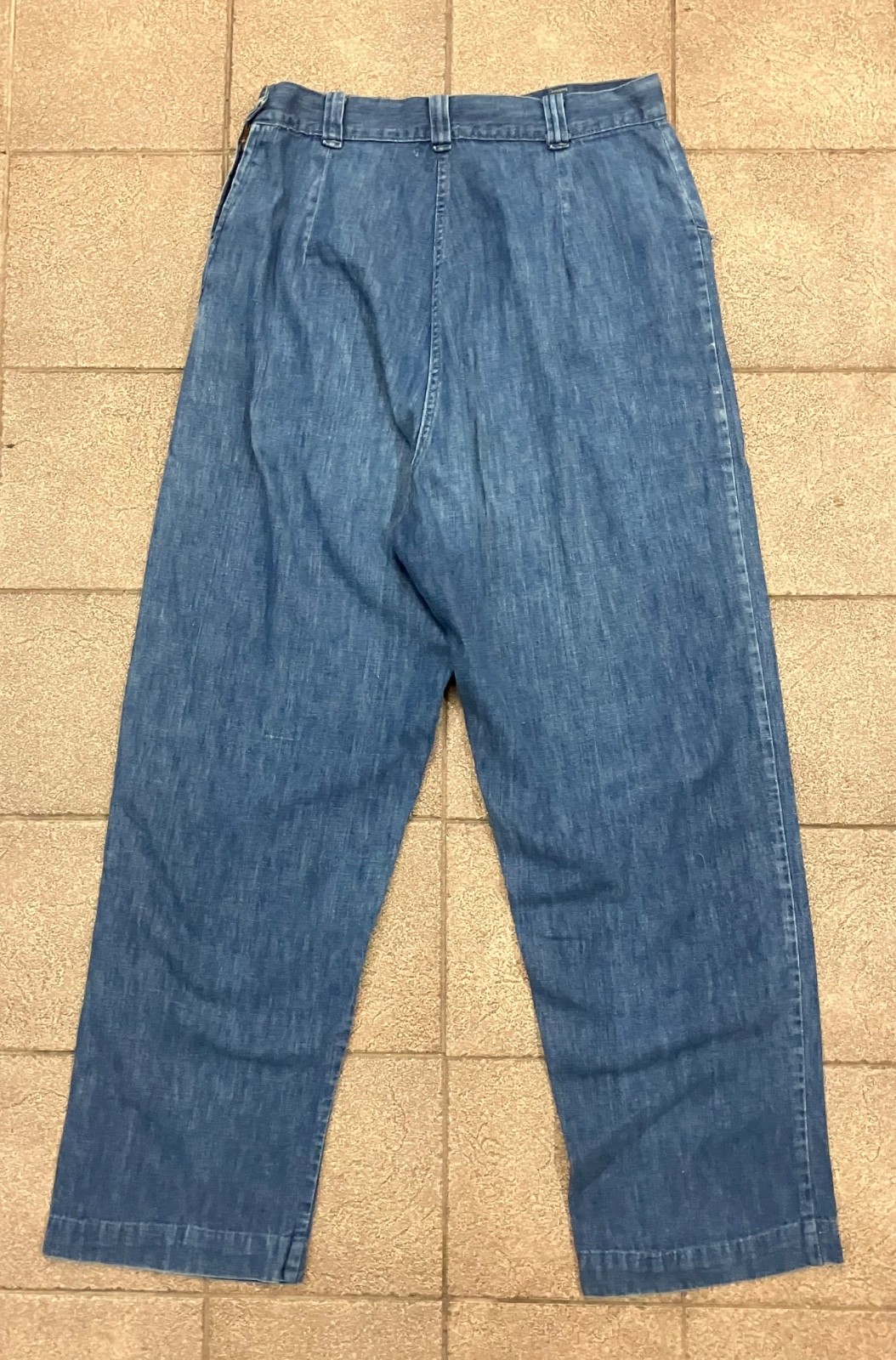 Vintage 1950s Ranch Maid Western Wear Denver Side Zip Denim Jeans