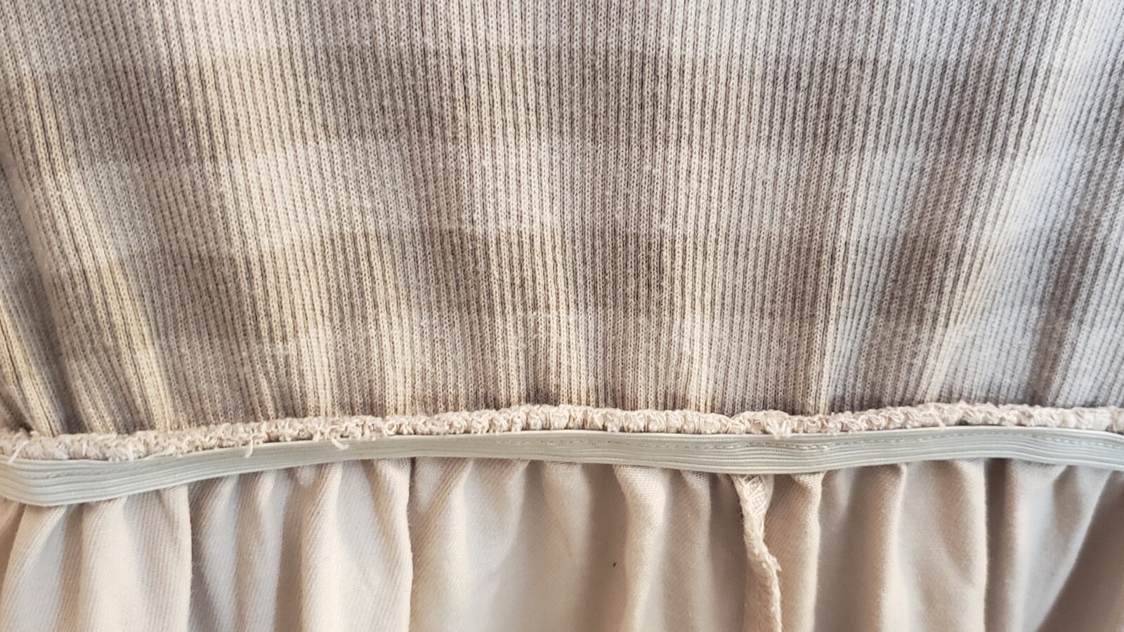 PICCALINO PETITES VINTAGE 80’S MAXI BEIGE DRESS/ SHOULDER PADS SZ 8P FREE SHIP!