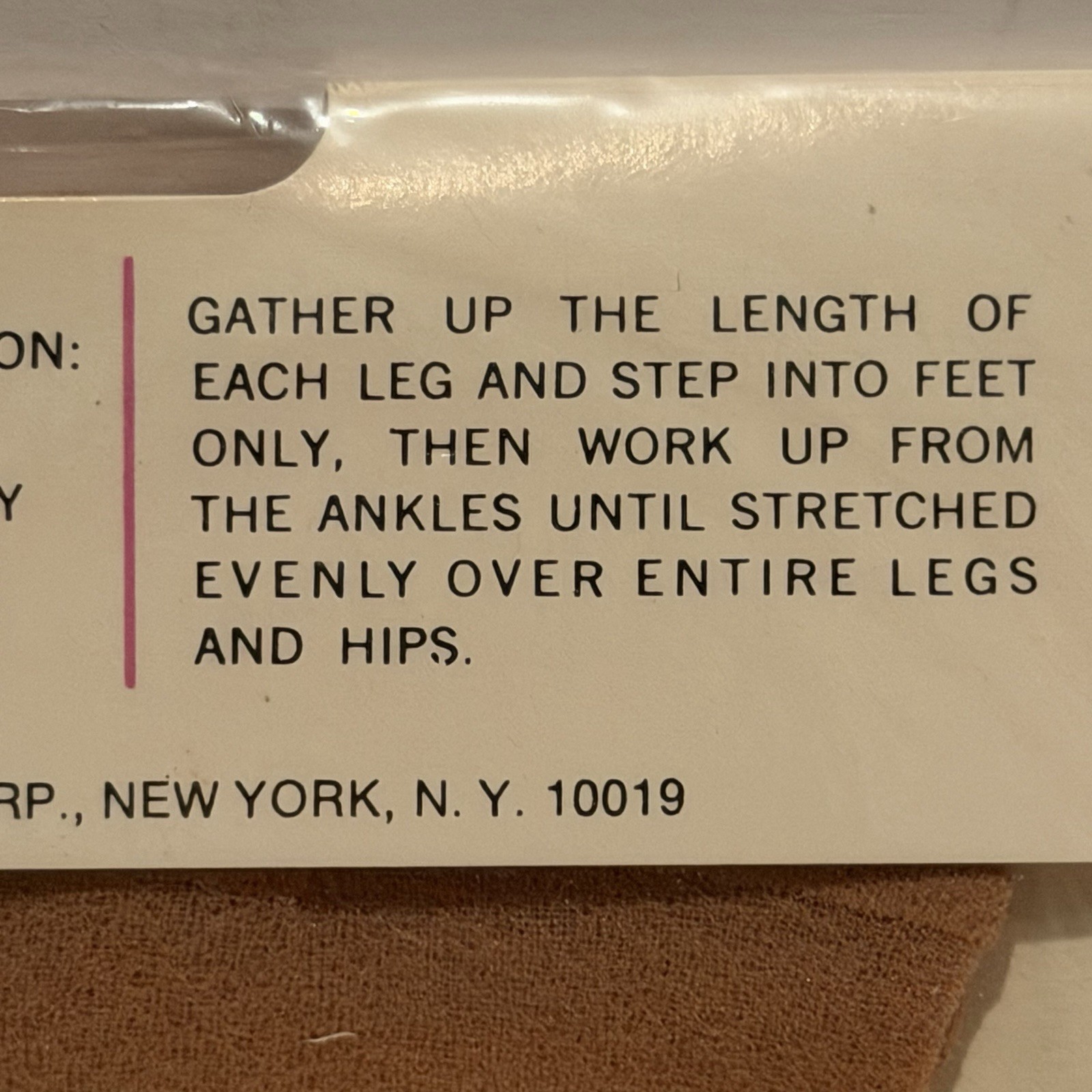 1970’s Marathon Trubo 7 Panty Hose Nylons 1X 38-45″ Hip Beige Extra-Size Width
