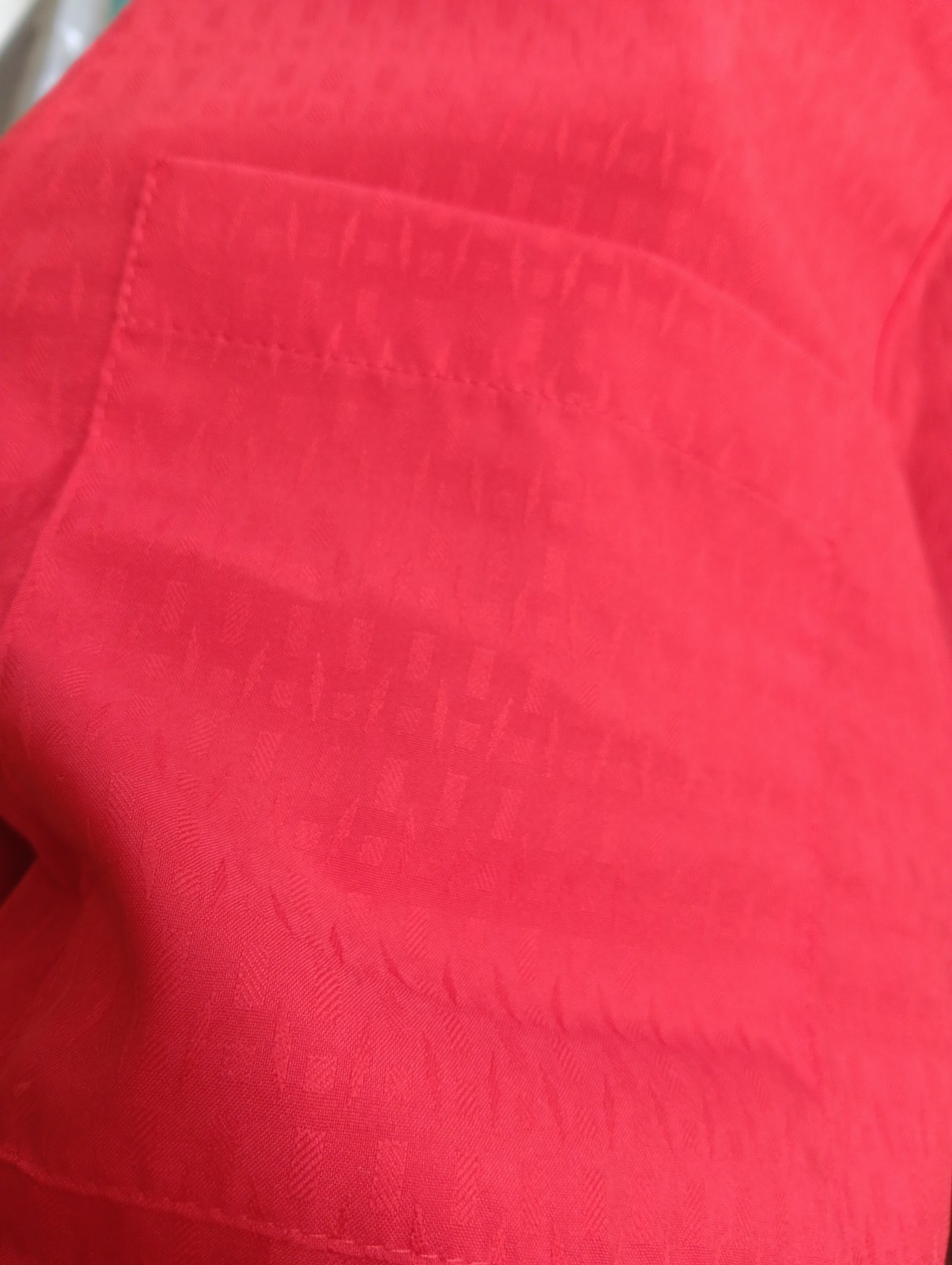 Vtg Bend Over Levi Strauss Women 12 Button Down Blouse 80s Sportswear Red Office