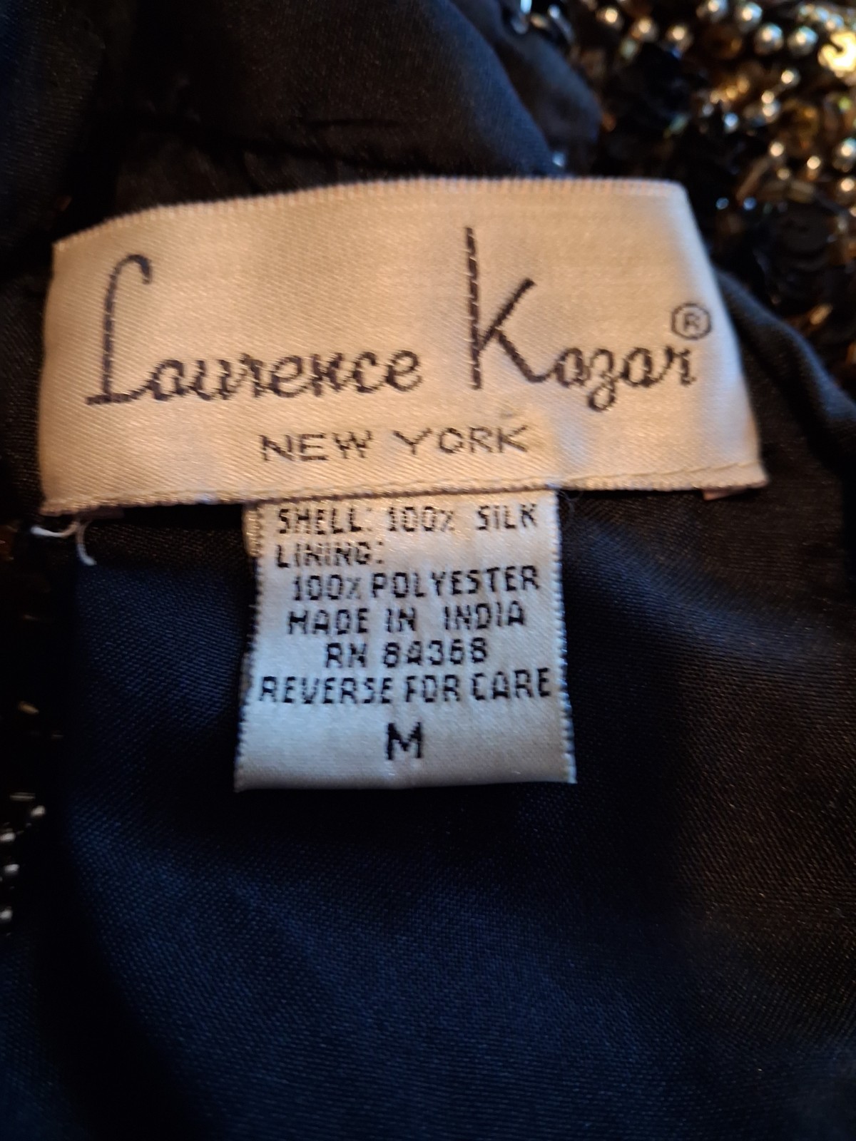 vintage laurence Kazan evening gown