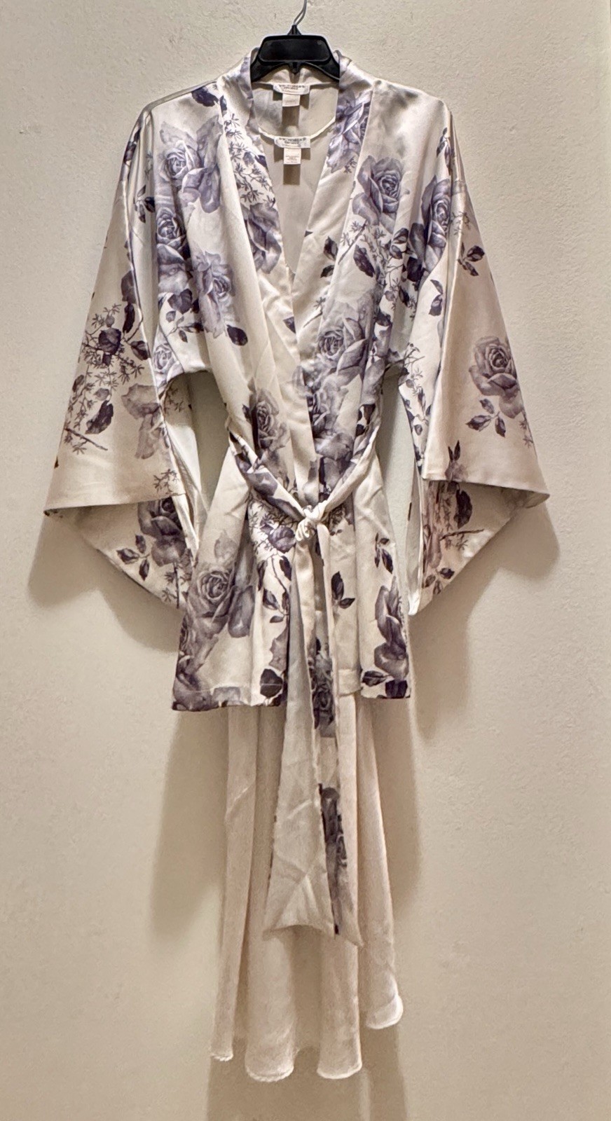 1988 Victoria’s Secret Collection Knee Length Kimono/Long Nightgown Sz Lg Mint