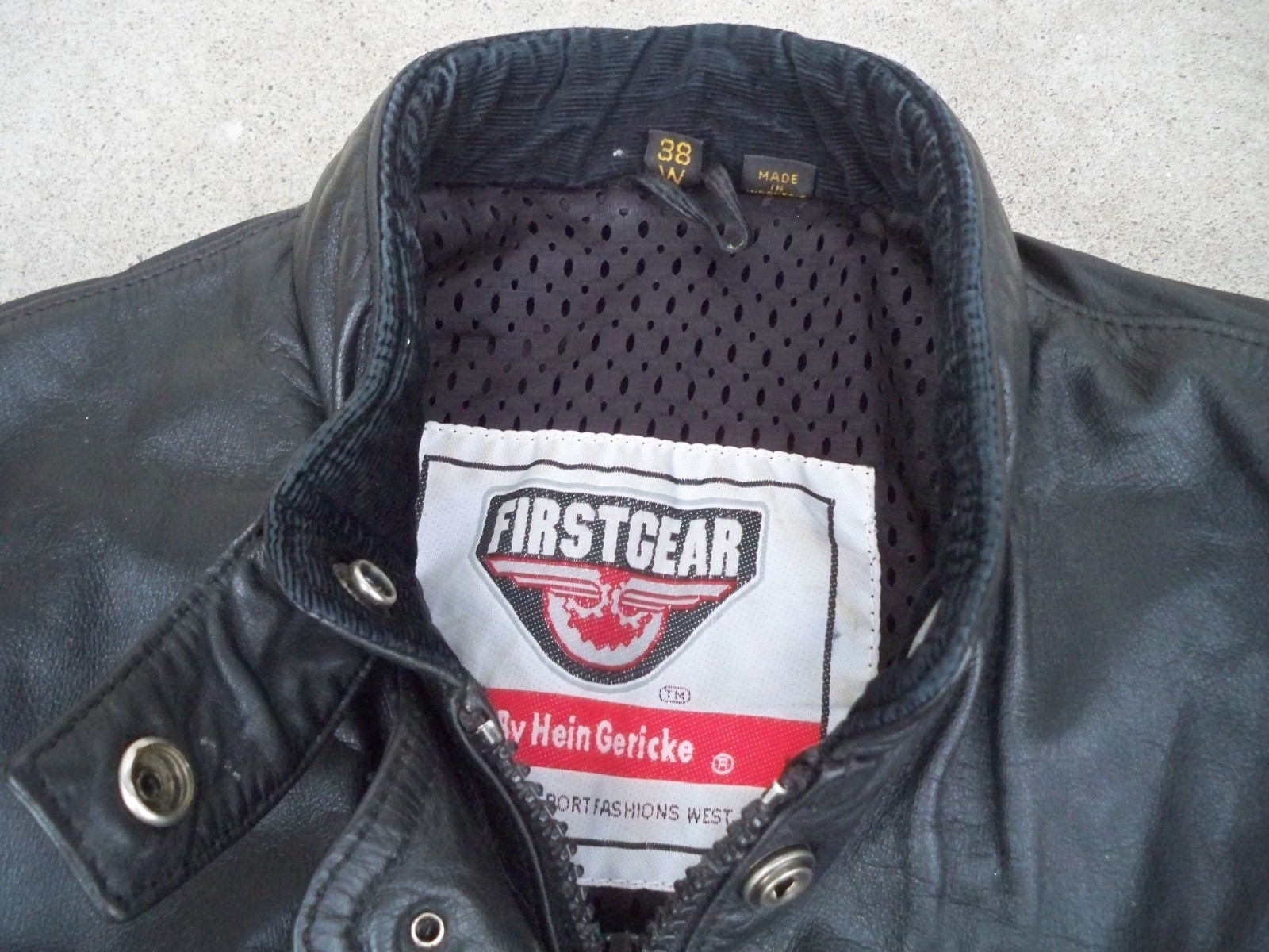 Vtg Hein Gericke Womens Leather Motorcycle Racer Riding Cafe Jacket Coat Biker 6