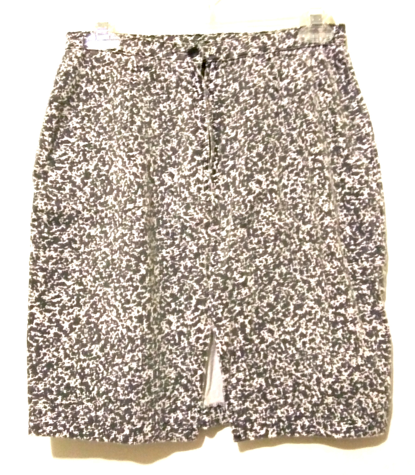 Vintage 1980s JouJou Black White Camo Mini Skirt Juniors Size 7