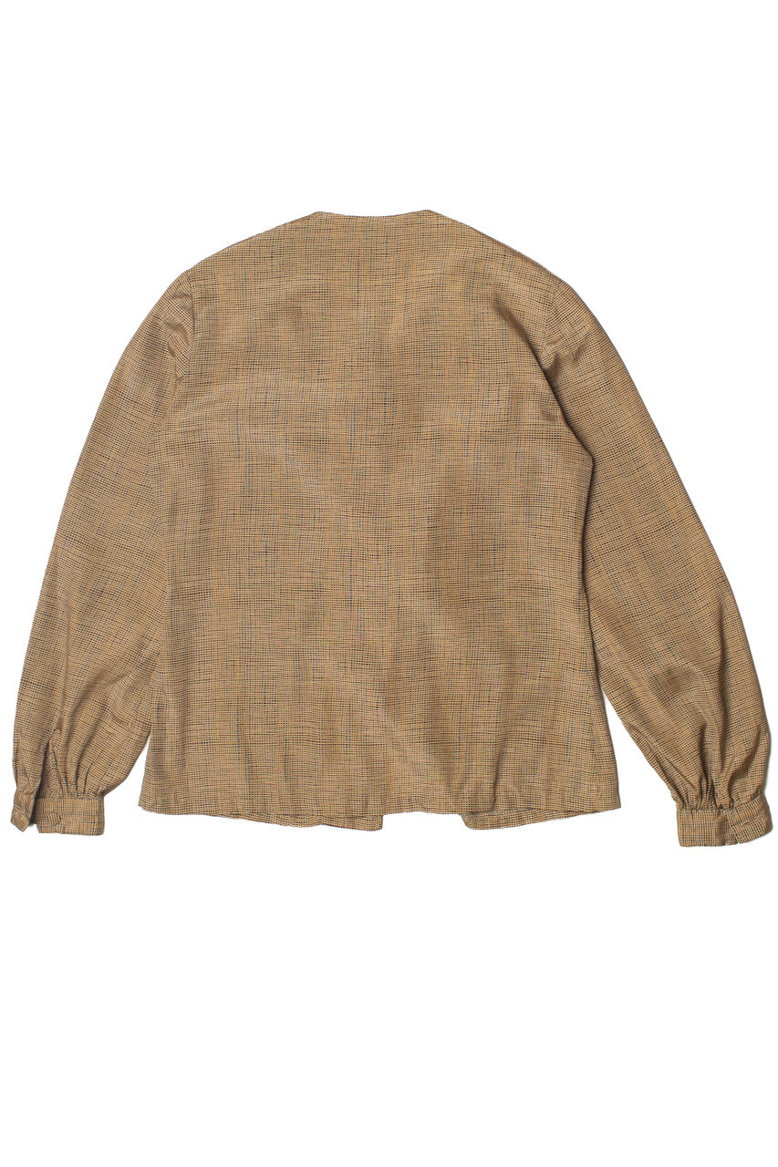 Vintage Posh by Jay Anderson Gold Large Button Up Top Blouse Shirt